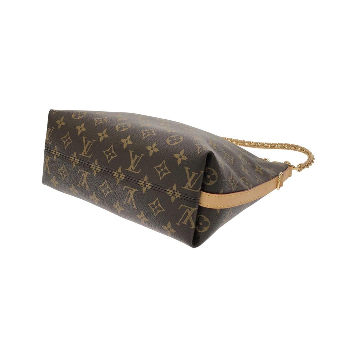 Louis Vuitton Marron Monogram Coated Canvas Shoulder Bag (Pre-Owned)