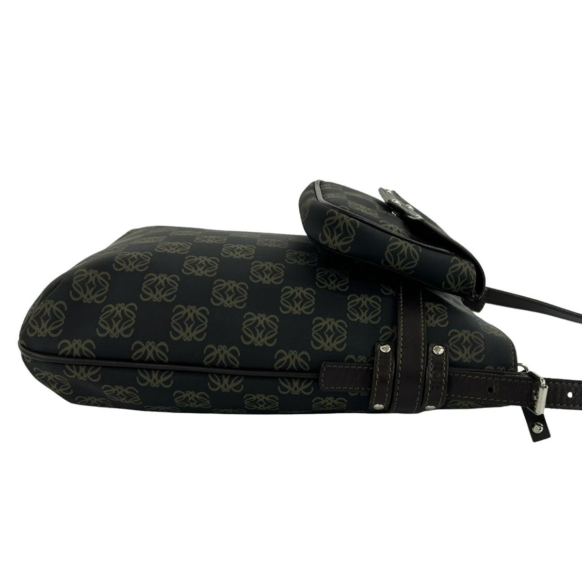 Loewe Brown Pvc Leather Pochette Shoulder Bag (Pre-Owned)