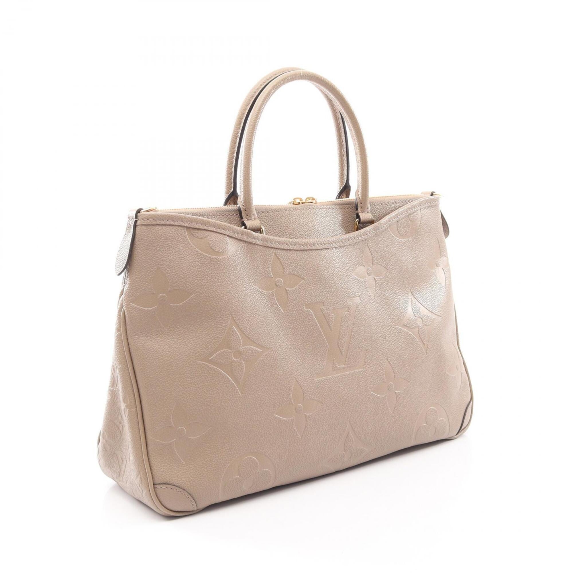 Louis Vuitton Beige Monogram Empreinte Leather Handbag (Pre-Owned)