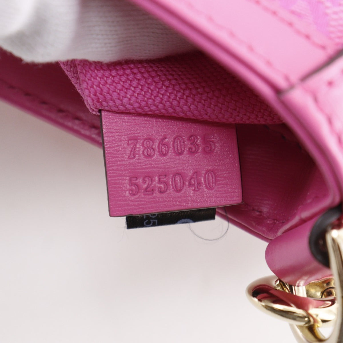 Gucci Pink Gg Canvas Shoulder Bag (Pre-Owned)