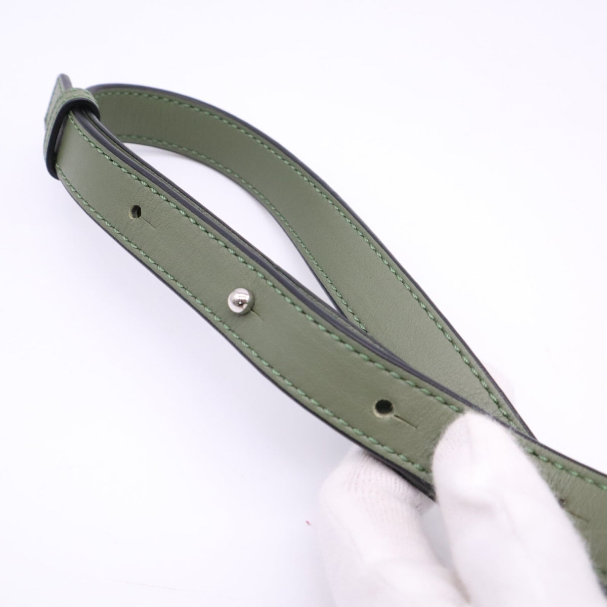 Loewe Hammock Green Leather Handbag (Pre-Owned)