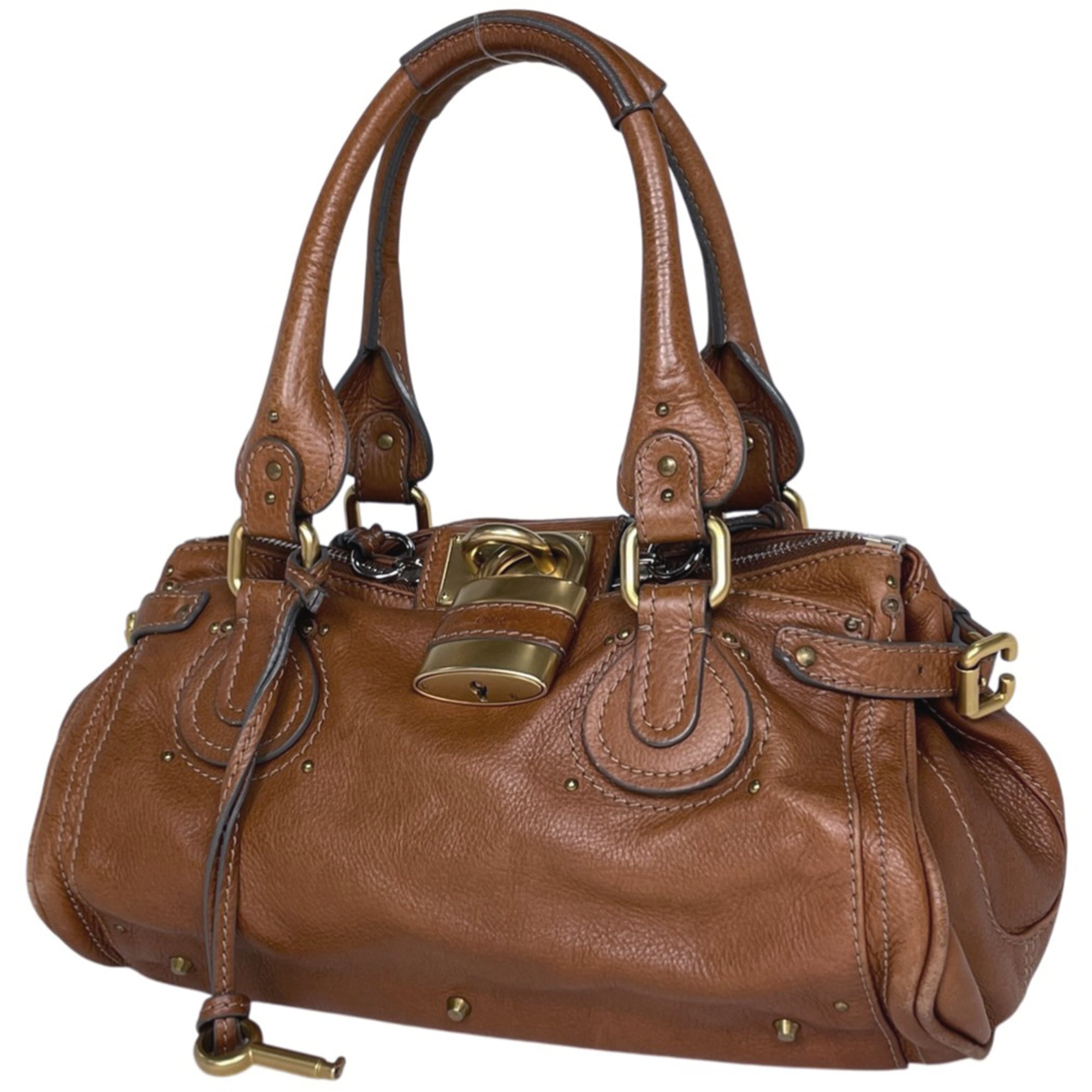 Chloé Paddington Brown Leather Handbag (Pre-Owned)