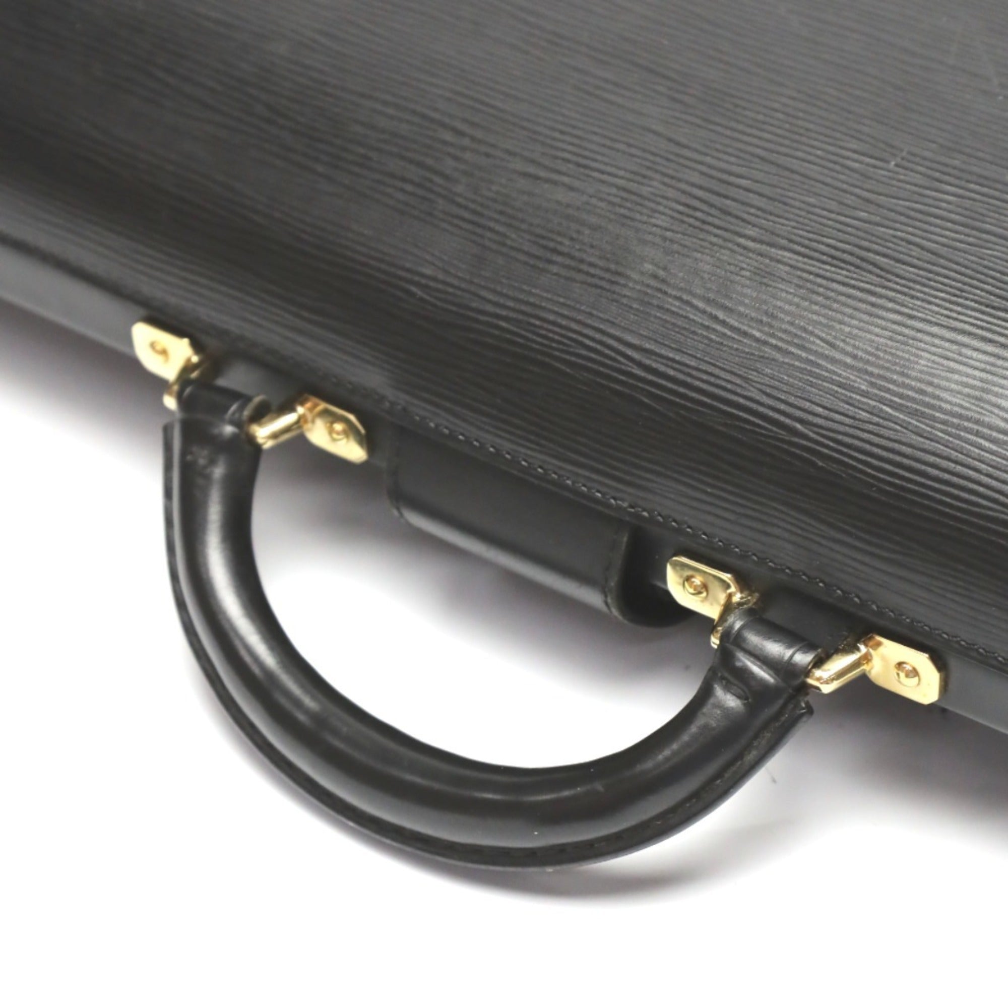 Louis Vuitton Epi Black Epi Leather Briefcase (Pre-Owned)
