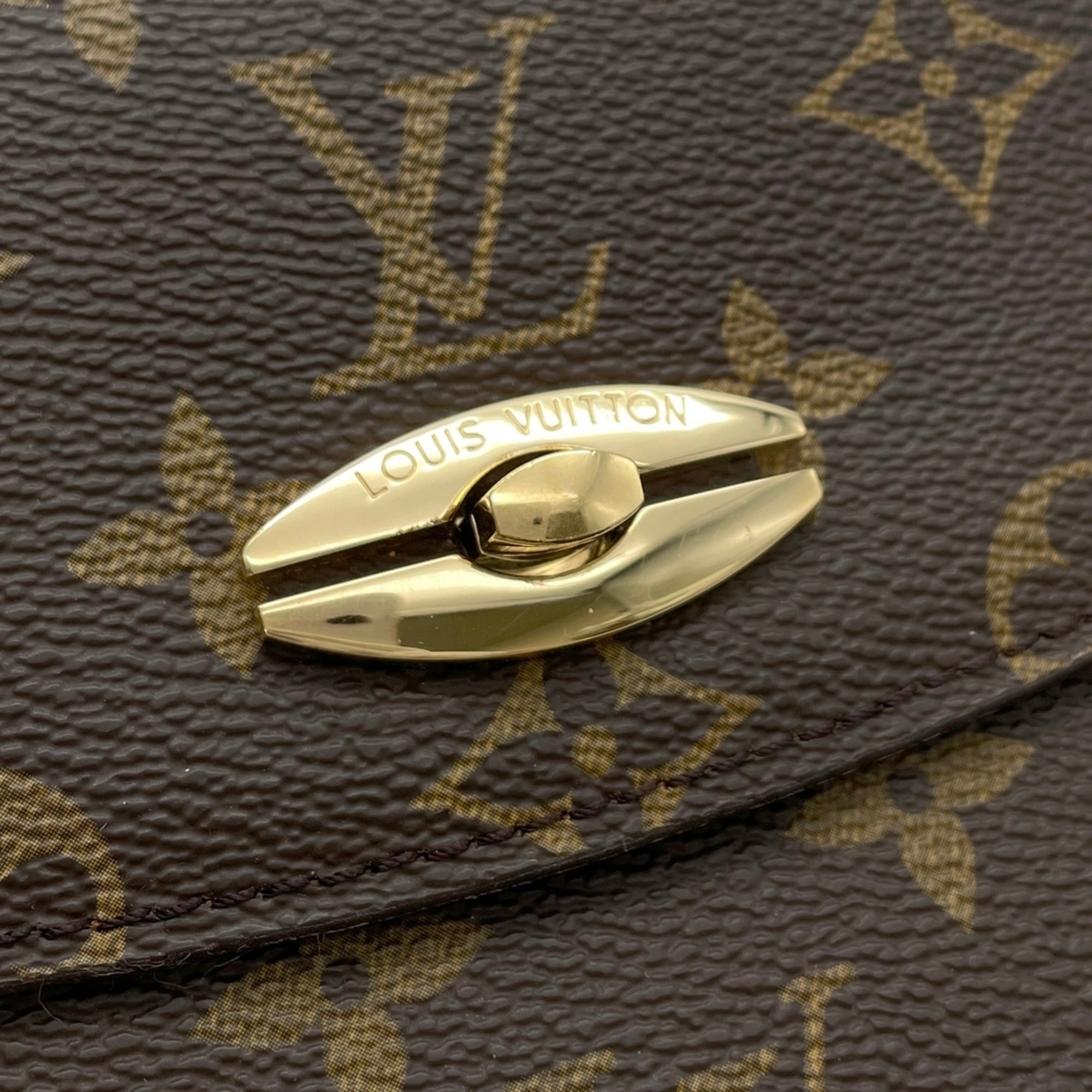 Louis Vuitton Brown Galle Monogram Monogram Handbag (Pre-Owned)