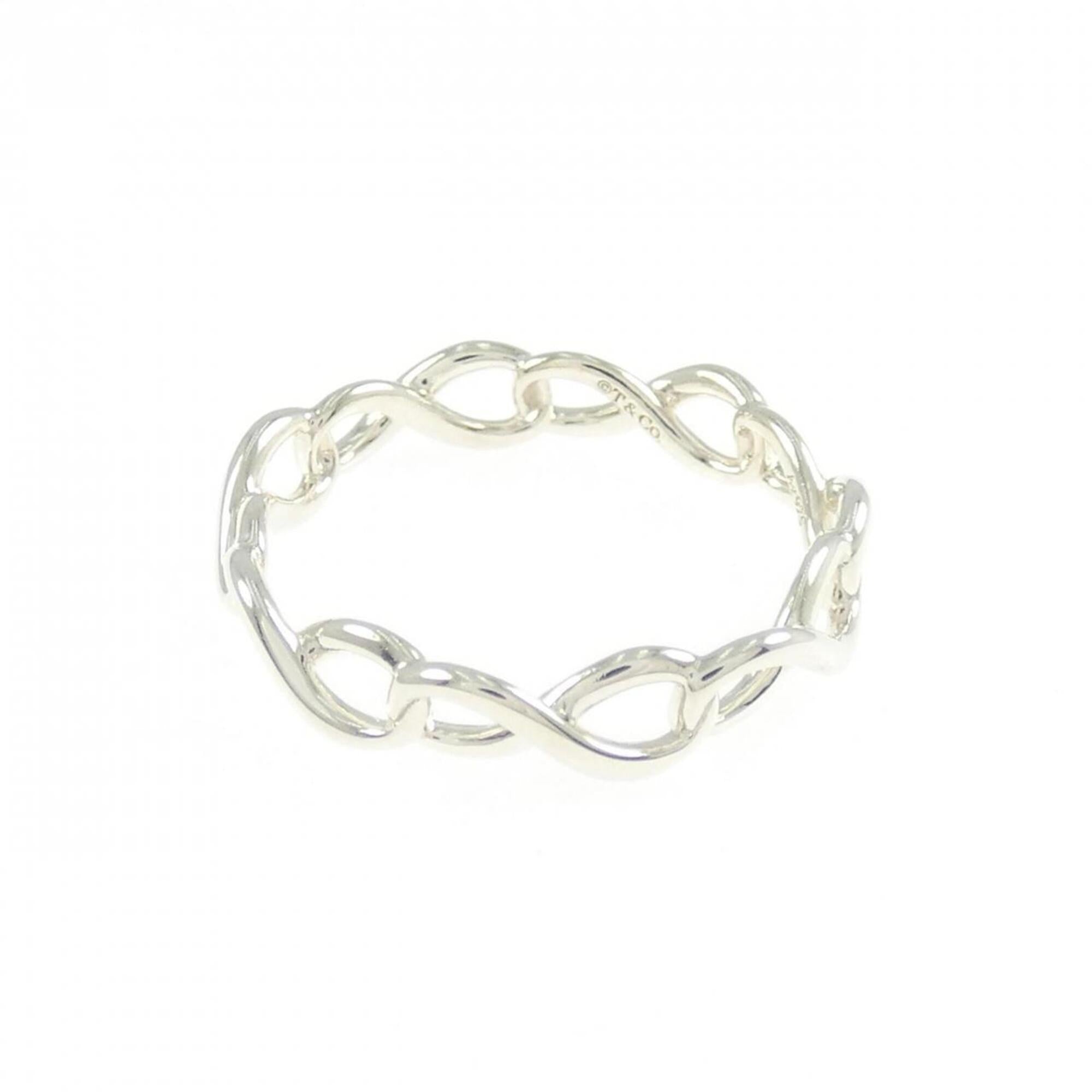 Tiffany Silver 925 Band Ring (Pre-Owned)