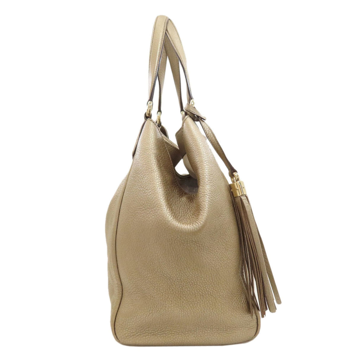 Gucci Gold Leather Tote Bag (Pre-Owned)