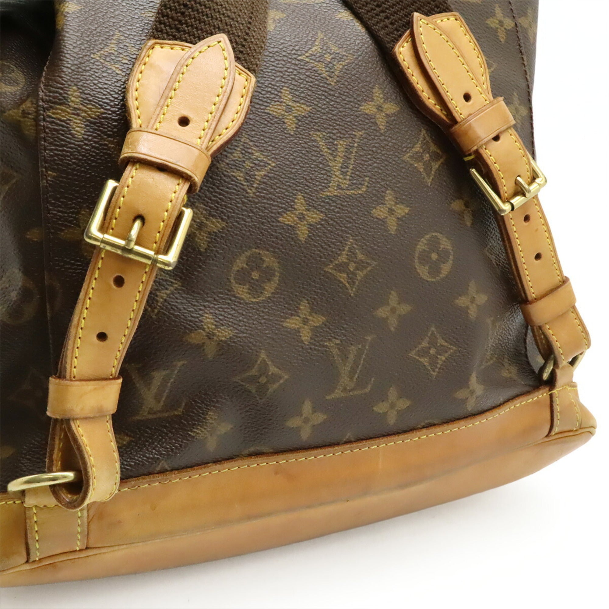Louis Vuitton Brown Monogram Monogram Backpack Shoulder Bag (Pre-Owned)