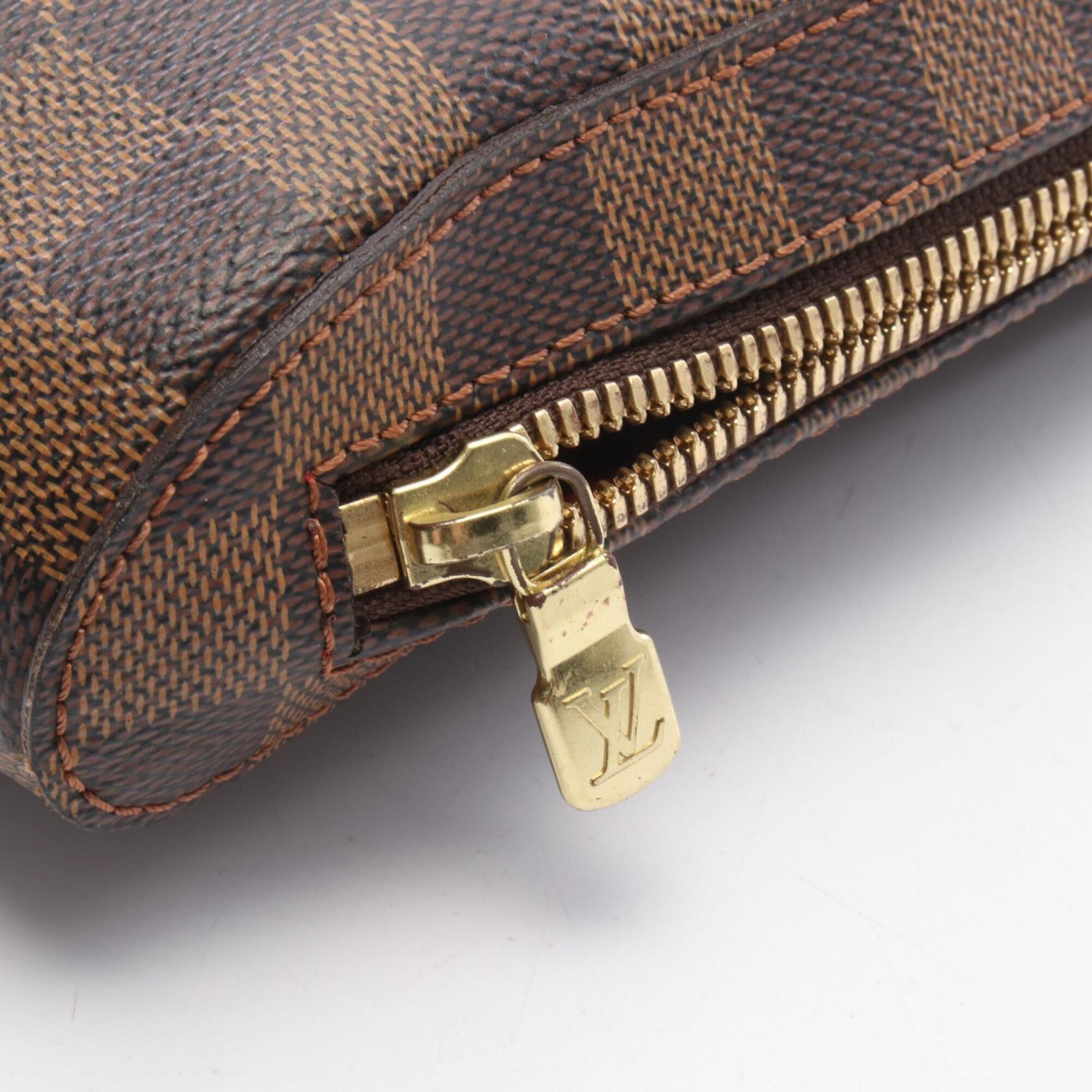 Louis Vuitton Brown Coated Canvas Pvc Fanny Pack Handbag Sling Bag (Pre-Owned)