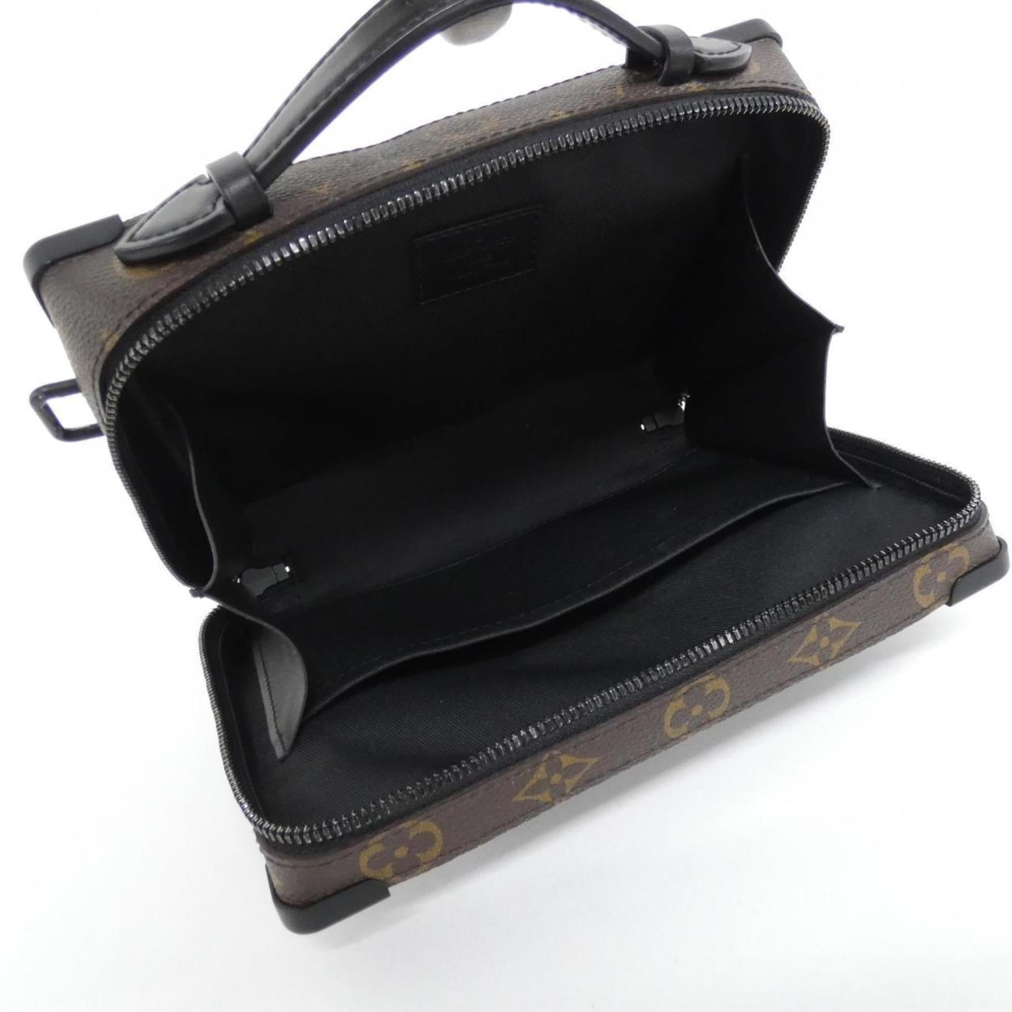 Louis Vuitton Black Marron Coated Canvas Shoulder Bag (Pre-Owned)