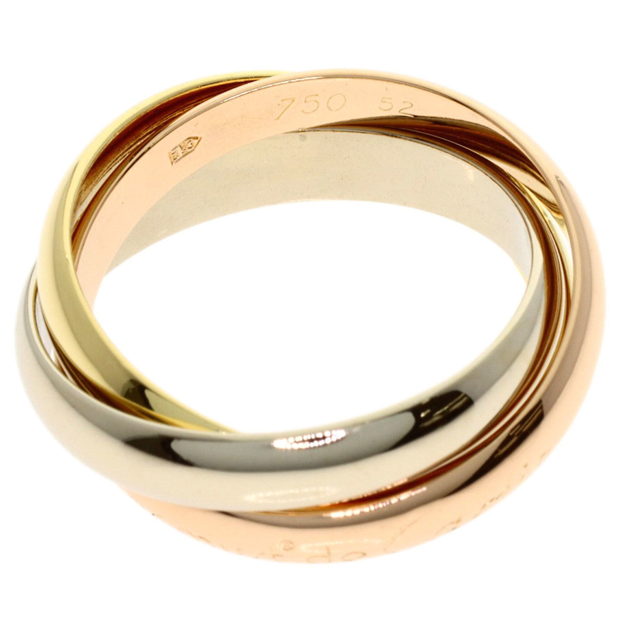 Cartier Yellow Gold (18K) Pink Gold (18K) White Gold (18K) Band Ring (Pre-Owned)