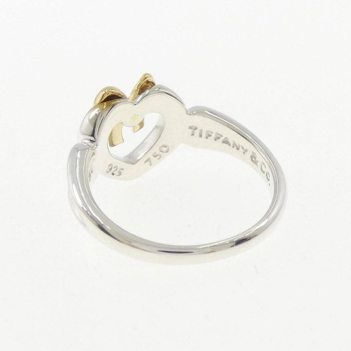 Tiffany Yellow Gold (18K) Silver 925 Band Ring (Pre-Owned)