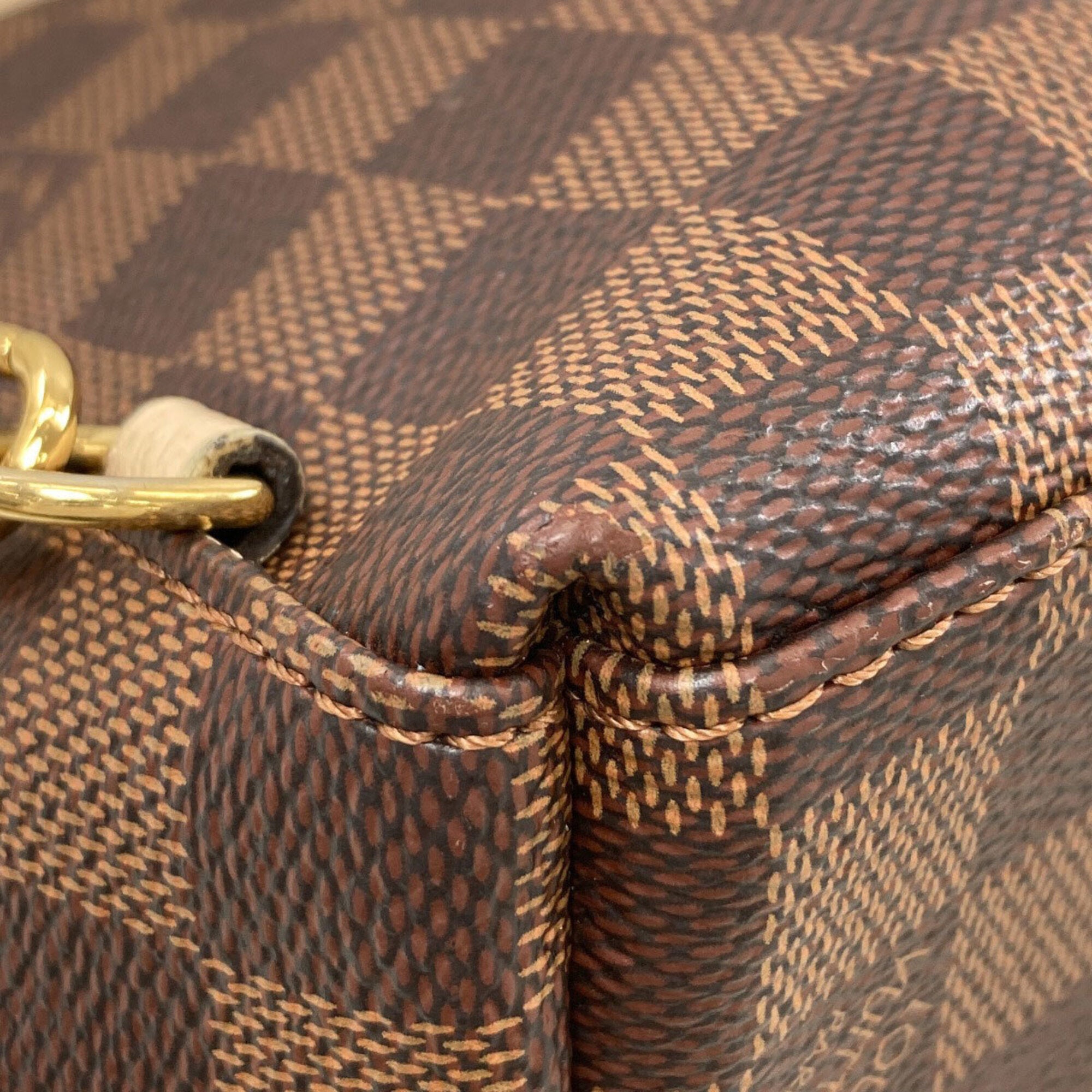 Louis Vuitton Damier Damier Canvas Ebene Damier Canvas Backpack (Pre-Owned)