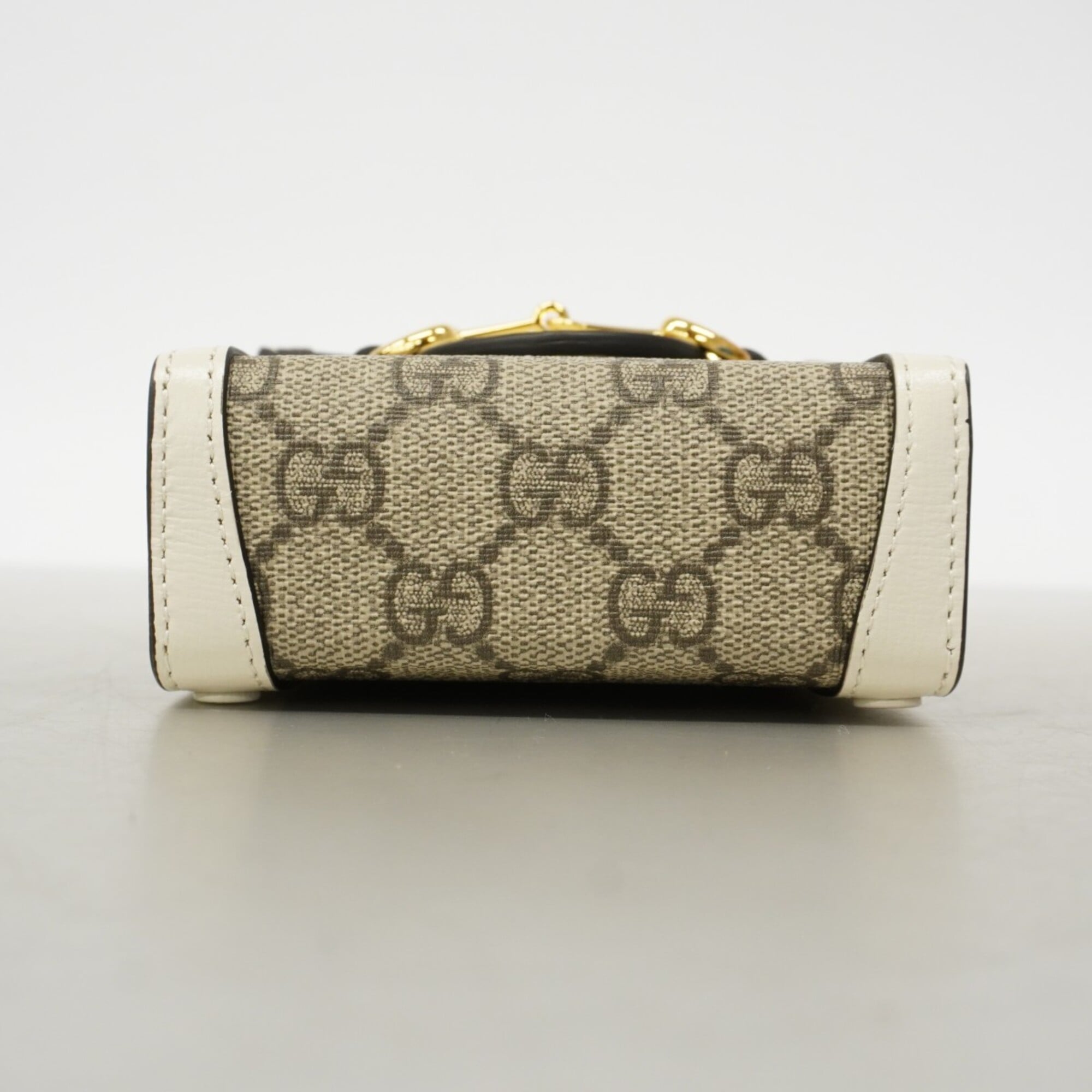 Gucci Brown White Pvc Shoulder Bag (Pre-Owned)
