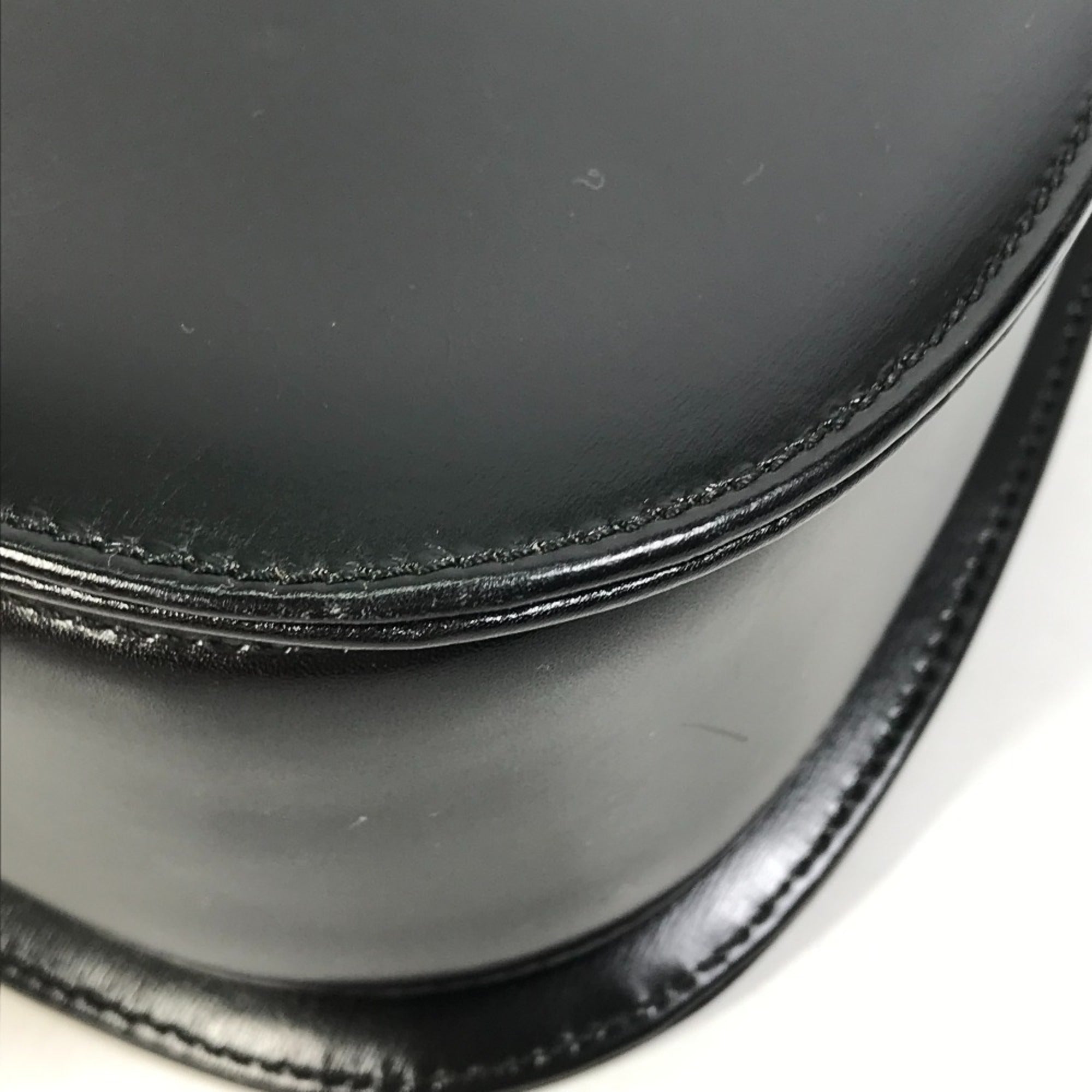 Gucci Black Leather Handbag (Pre-Owned)