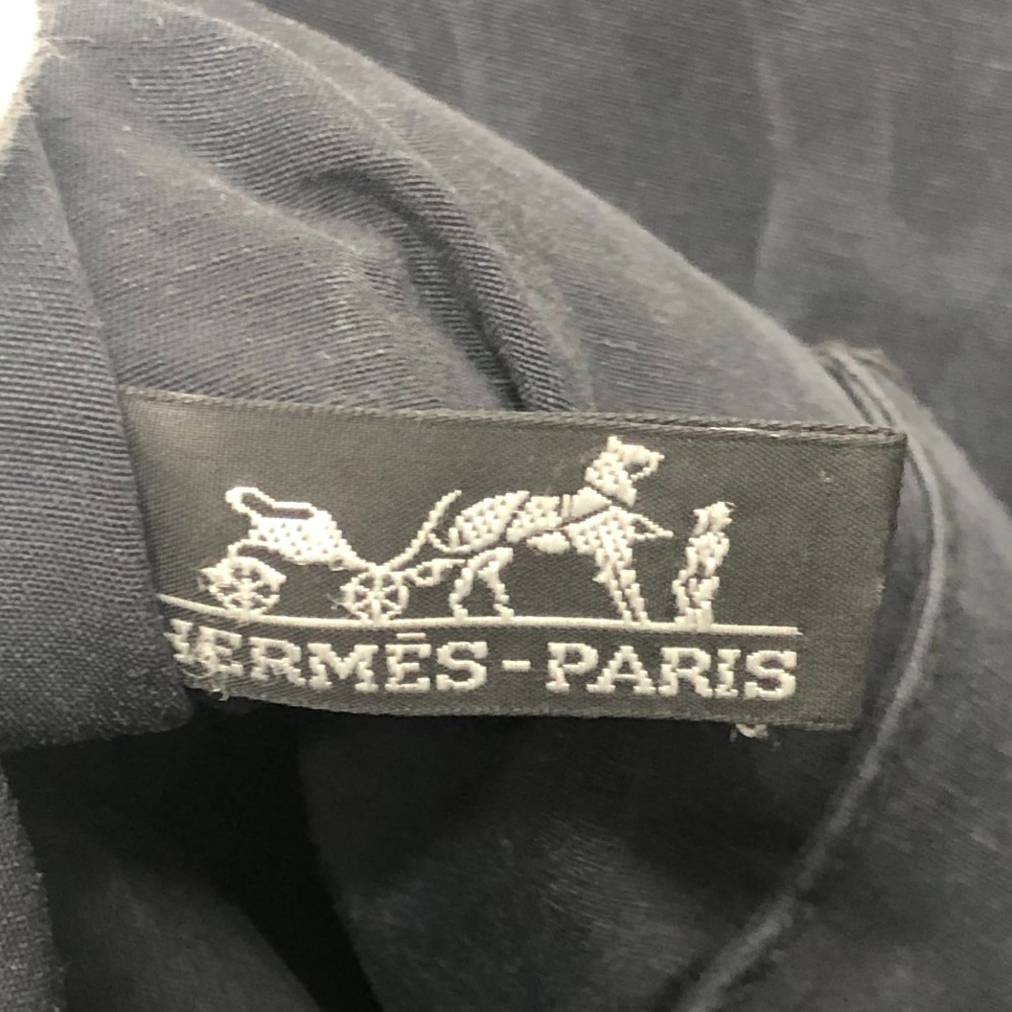 Hermes Bolide Black Cotton Pouch (Pre-Owned)