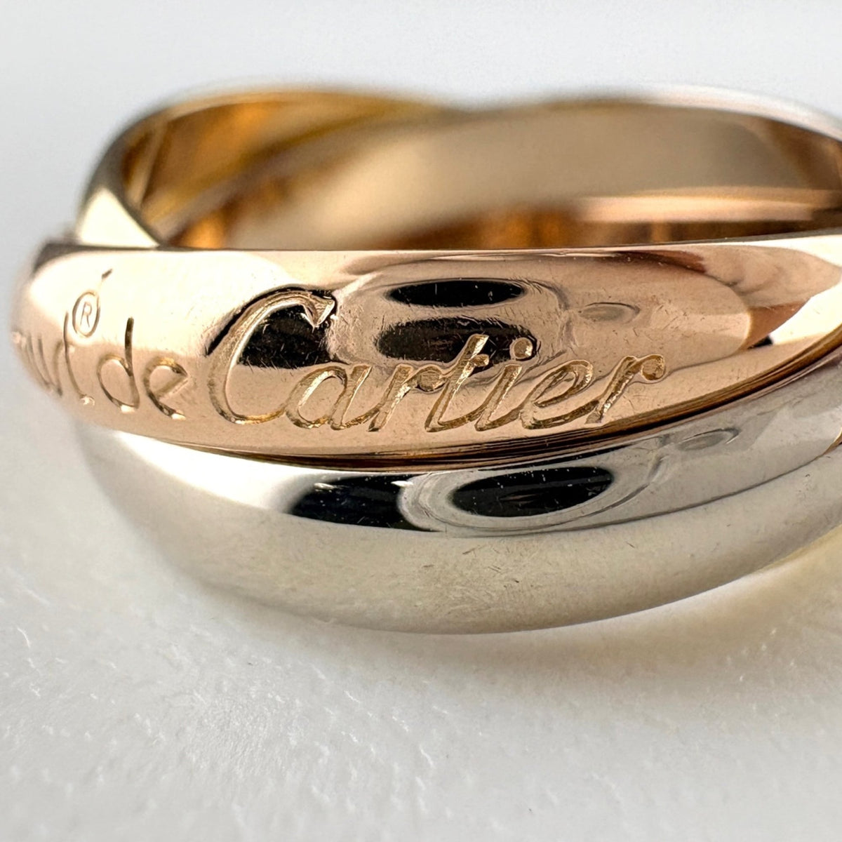 Cartier Yellow Gold (18K) Pink Gold (18K) White Gold (18K) Band Ring (Pre-Owned)