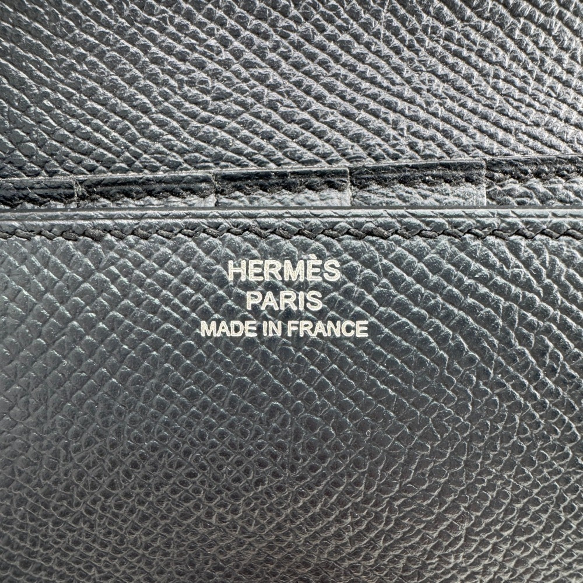 Hermes Blue Indigo Epsom Leather Wallet (Tri-Fold) (Pre-Owned)