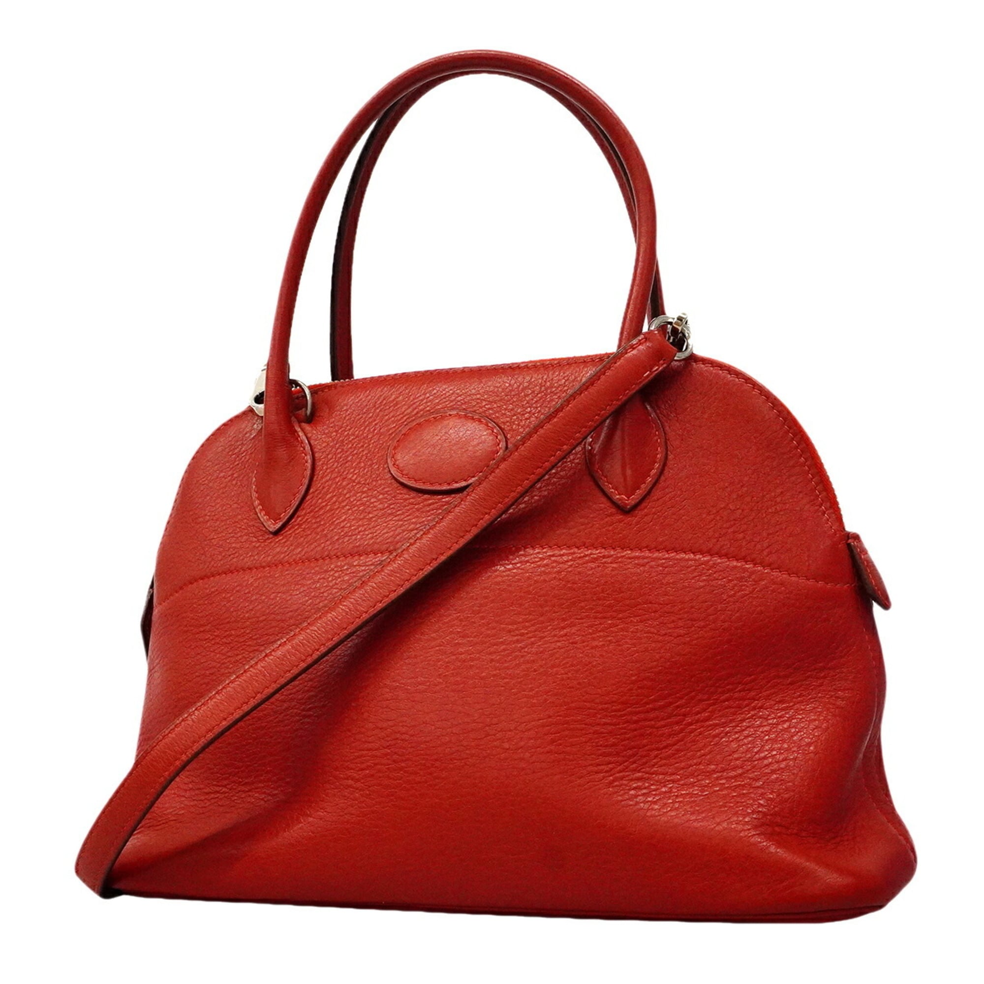 Hermes Rouge Vif Handbag (Pre-Owned)