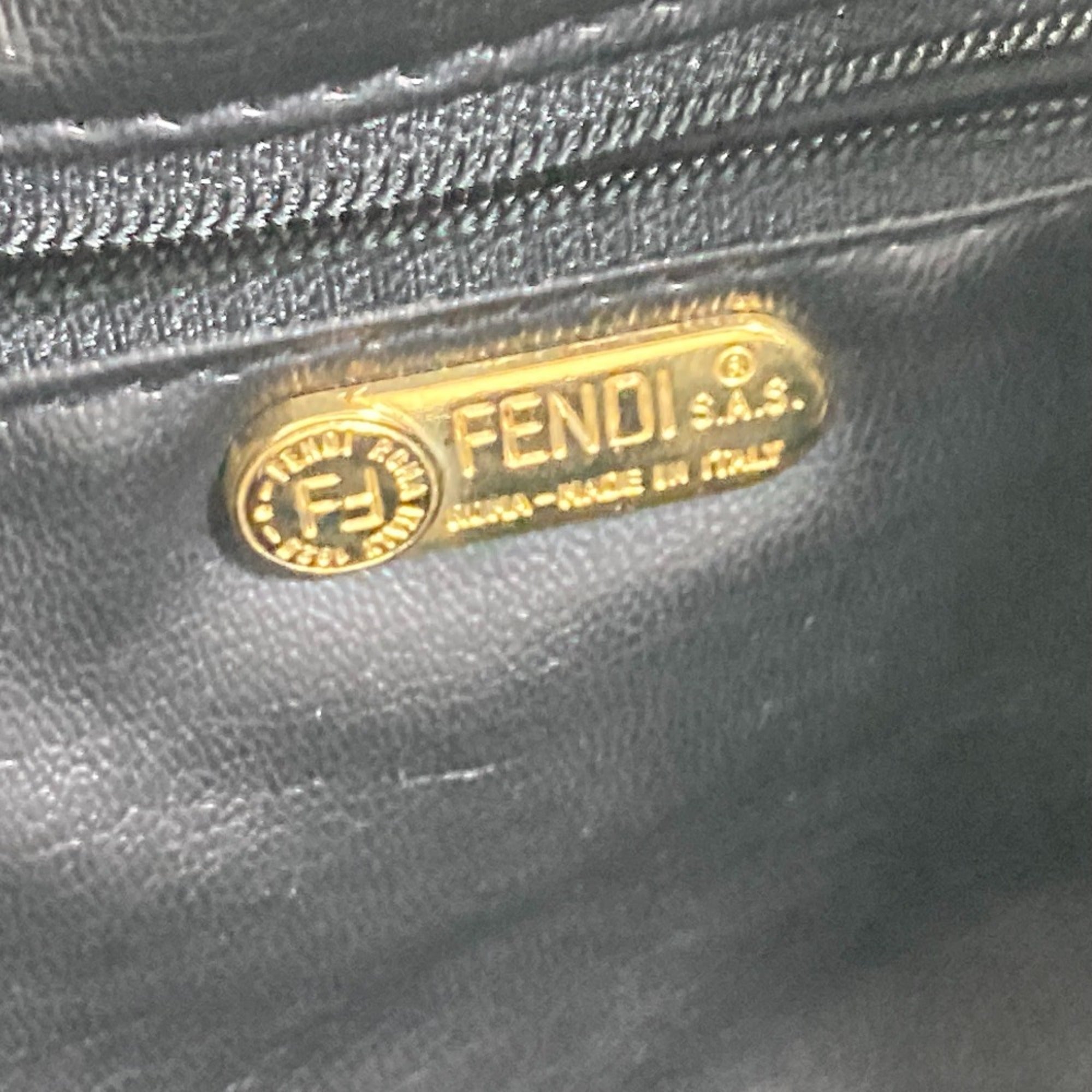 Fendi Brown Cloth Tote Bag (Pre-Owned)