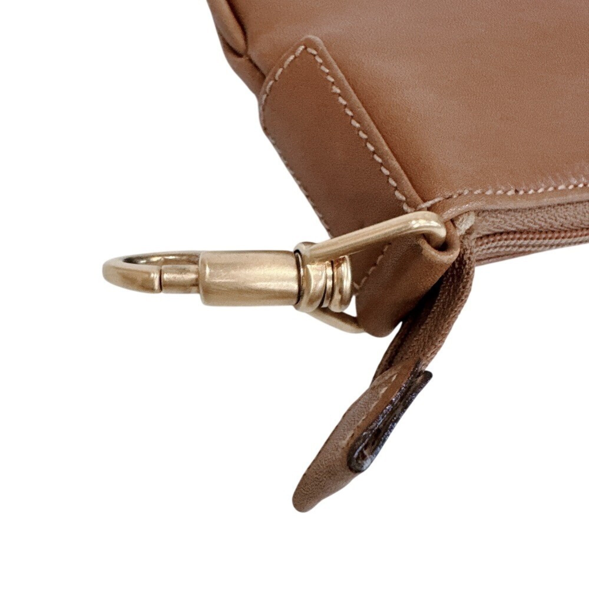 Gucci Brown Leather Pouch (Pre-Owned)