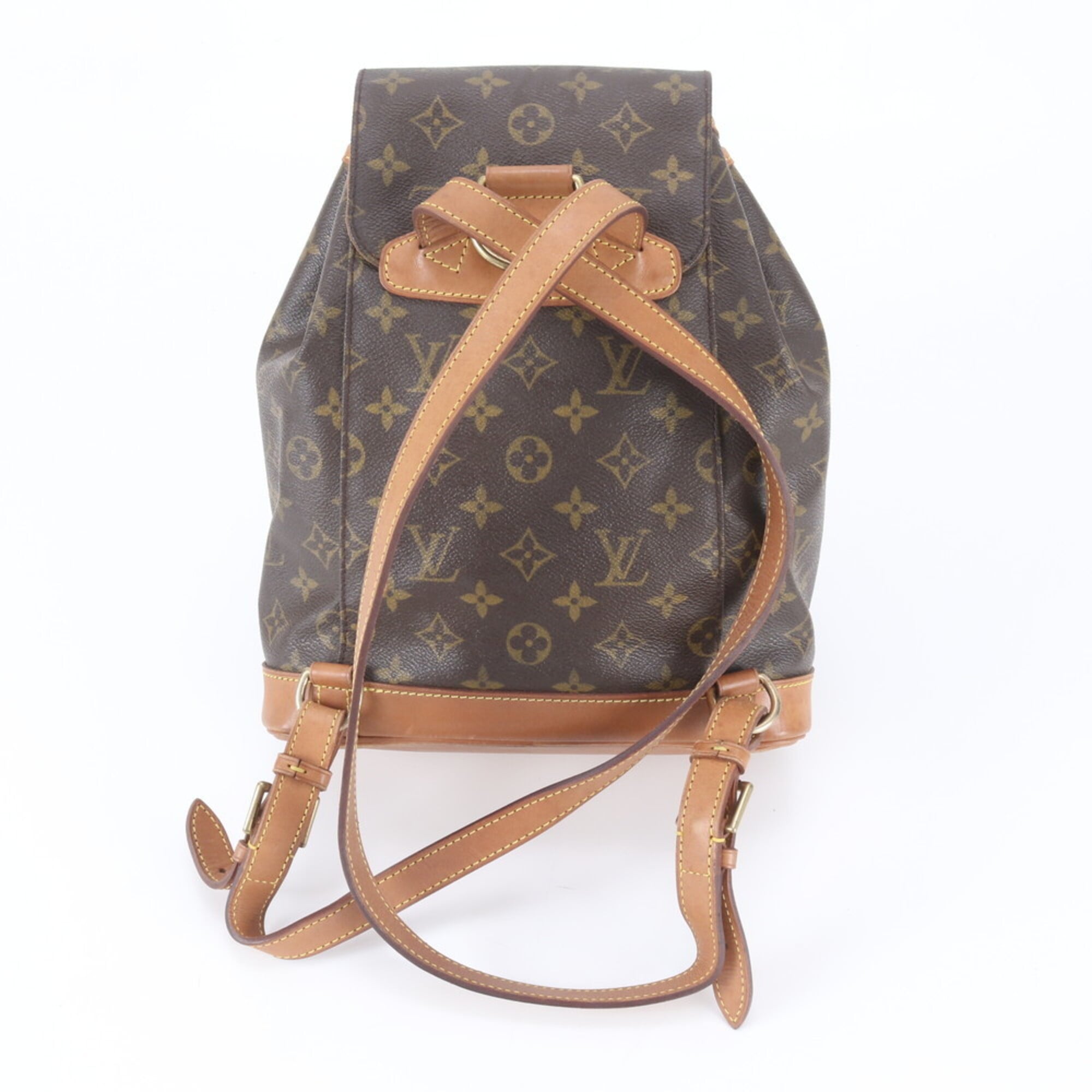 Louis Vuitton Brown Monogram White Monogram Backpack Handbag (Pre-Owned)