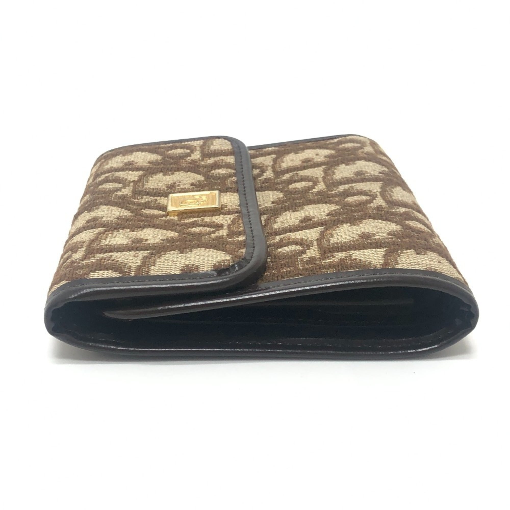 Christian Dior Brown Trotter Wallet (Tri-Fold) (Pre-Owned)