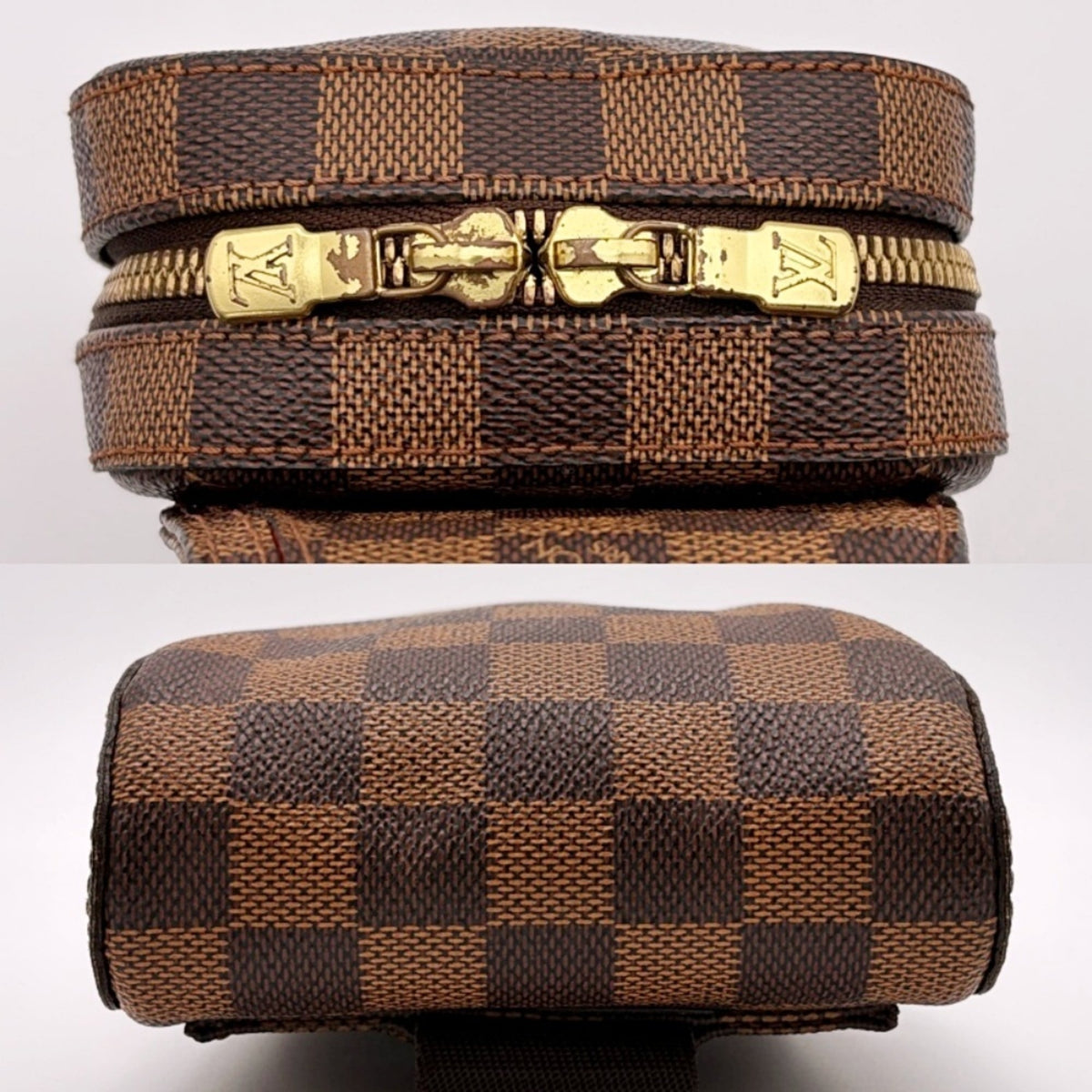 Louis Vuitton Damier Ebene Damier Canvas Sling Bag (Pre-Owned)