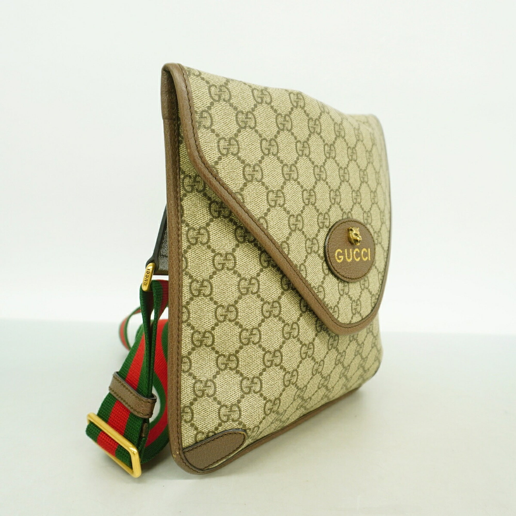 Gucci Beige Pvc Shoulder Bag (Pre-Owned)