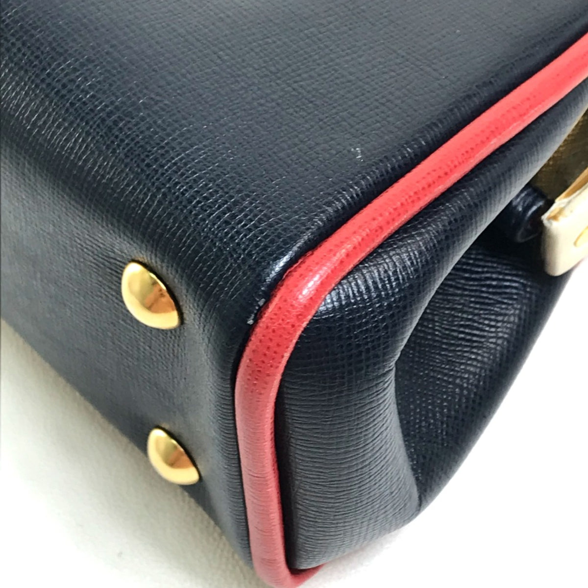 Christian Dior Navy Leather Handbag (Pre-Owned)