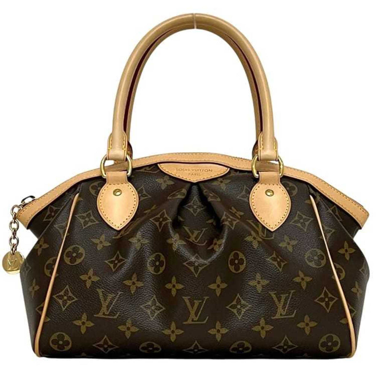 Louis Vuitton Brown Monogram Leather Handbag (Pre-Owned)