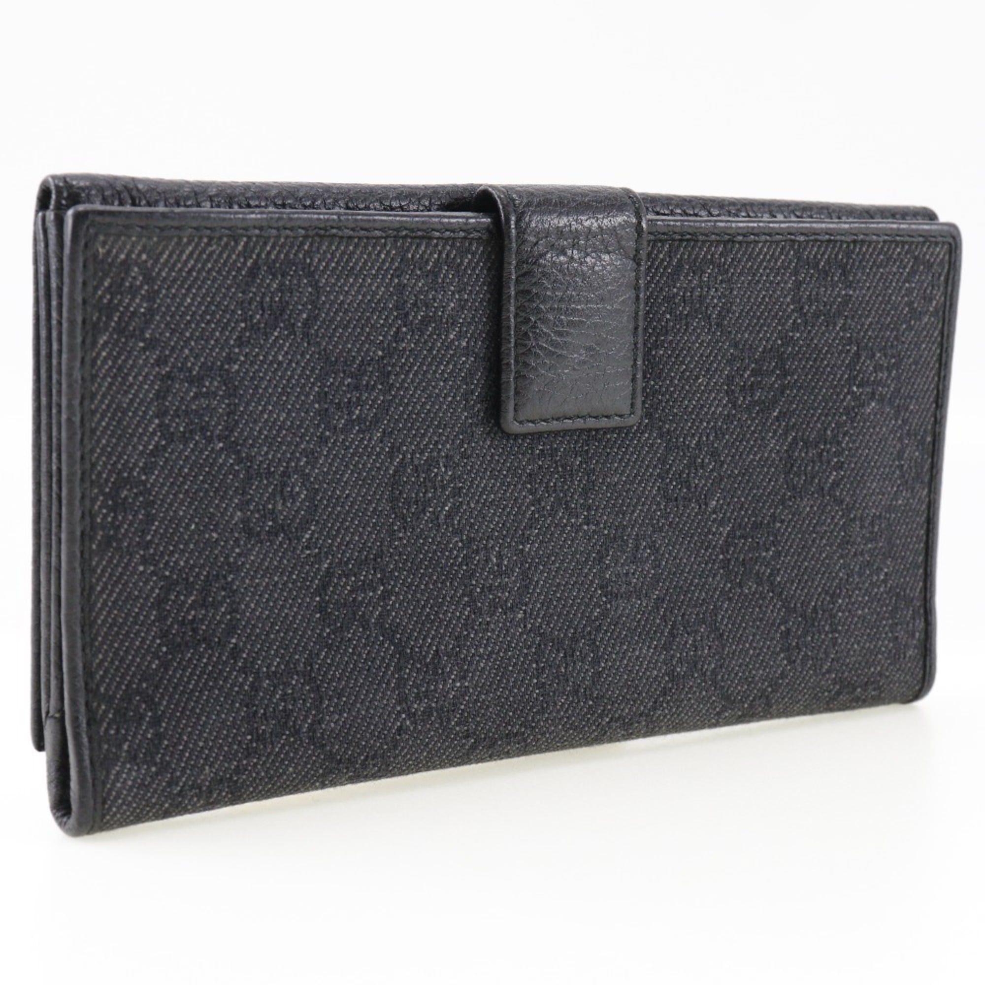 Gucci Leather Long Wallet (Bi-Fold) (Pre-Owned)