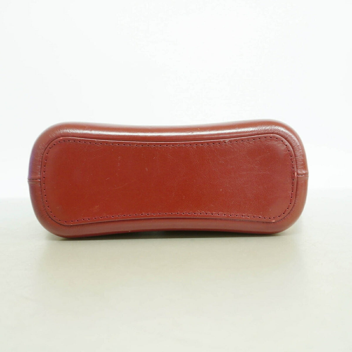 Chanel Red Color Suede Shoulder Bag (Pre-Owned)