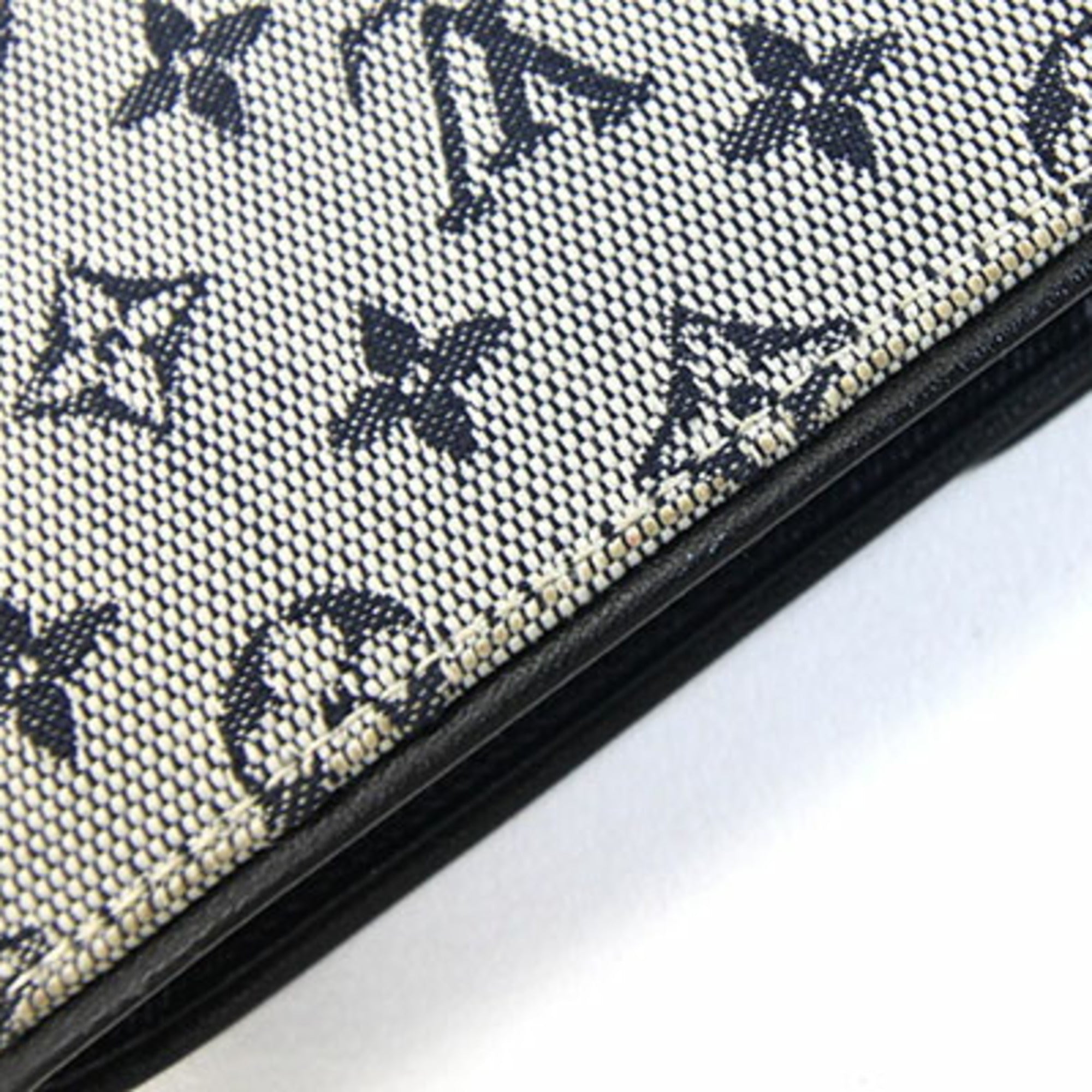 Louis Vuitton Blue Monogram Mini Wallet (Tri-Fold) (Pre-Owned)
