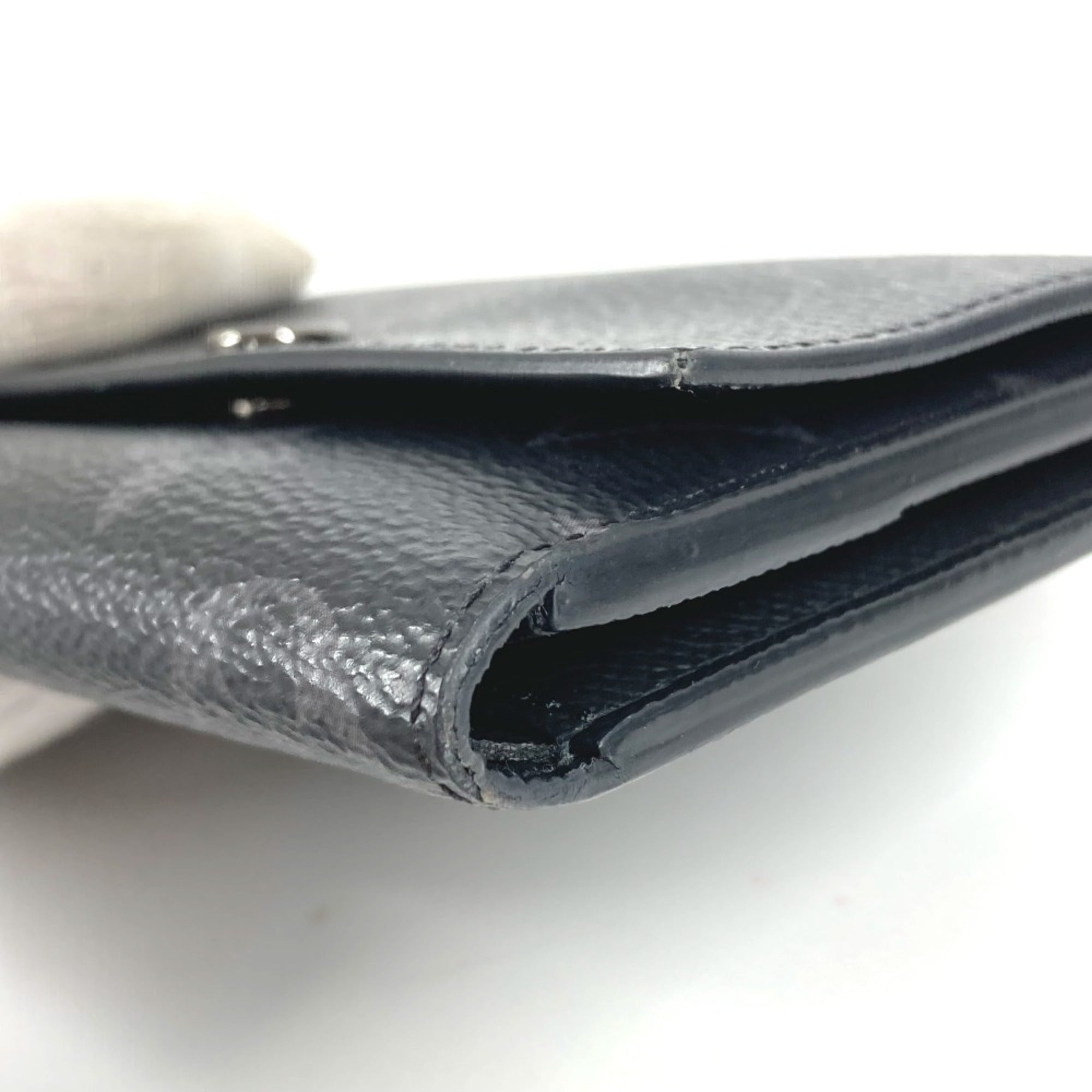 Louis Vuitton Black Monogram Eclipse Monogram Eclipse Wallet (Tri-Fold) (Pre-Owned)