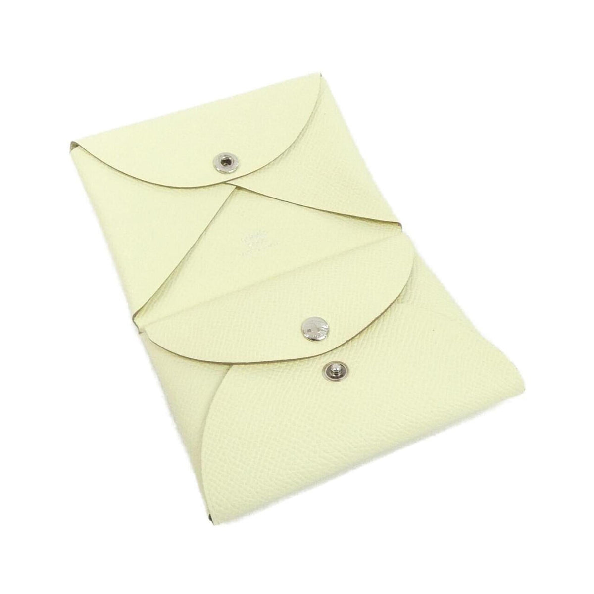 Hermes Jaune Epsom Leather Coin Purse/Coin Case (Pre-Owned)