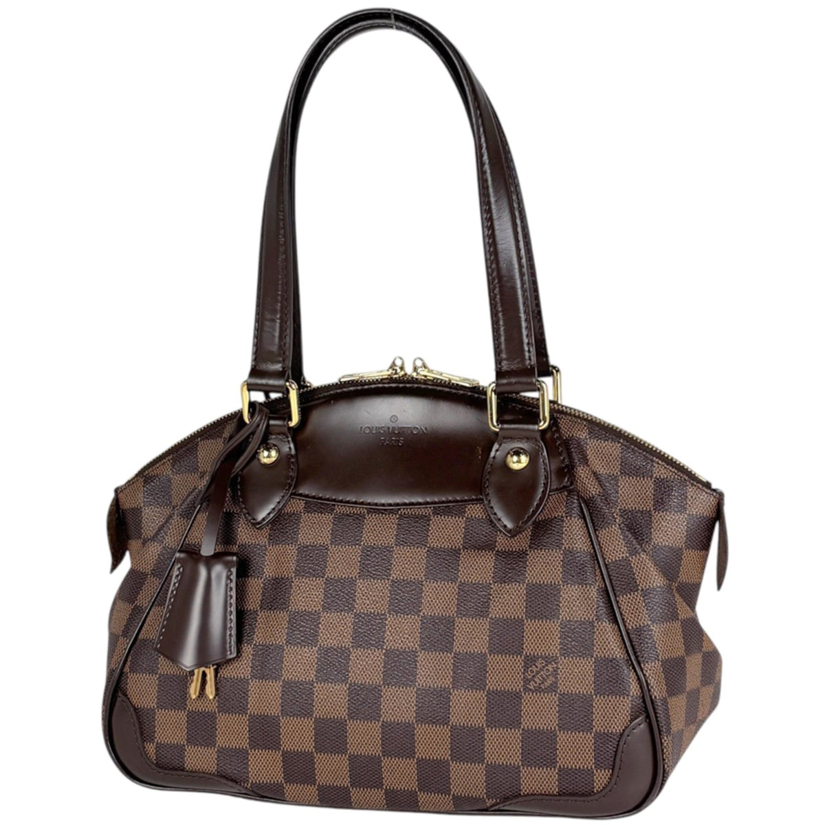 Louis Vuitton Brown Damier Canvas Handbag Shoulder Bag (Pre-Owned)