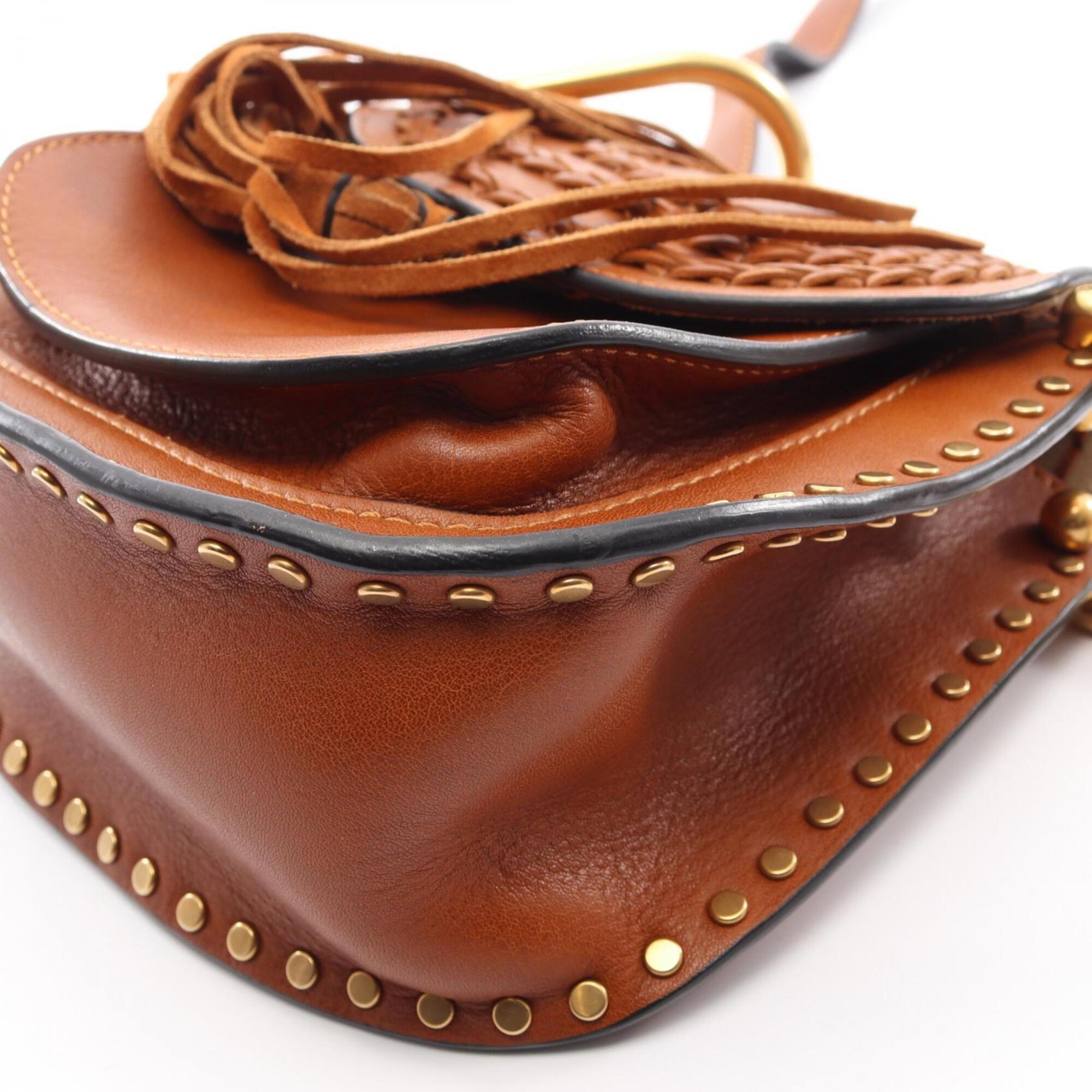 Chloé Brown Leather Suede Handbag Shoulder Bag (Pre-Owned)