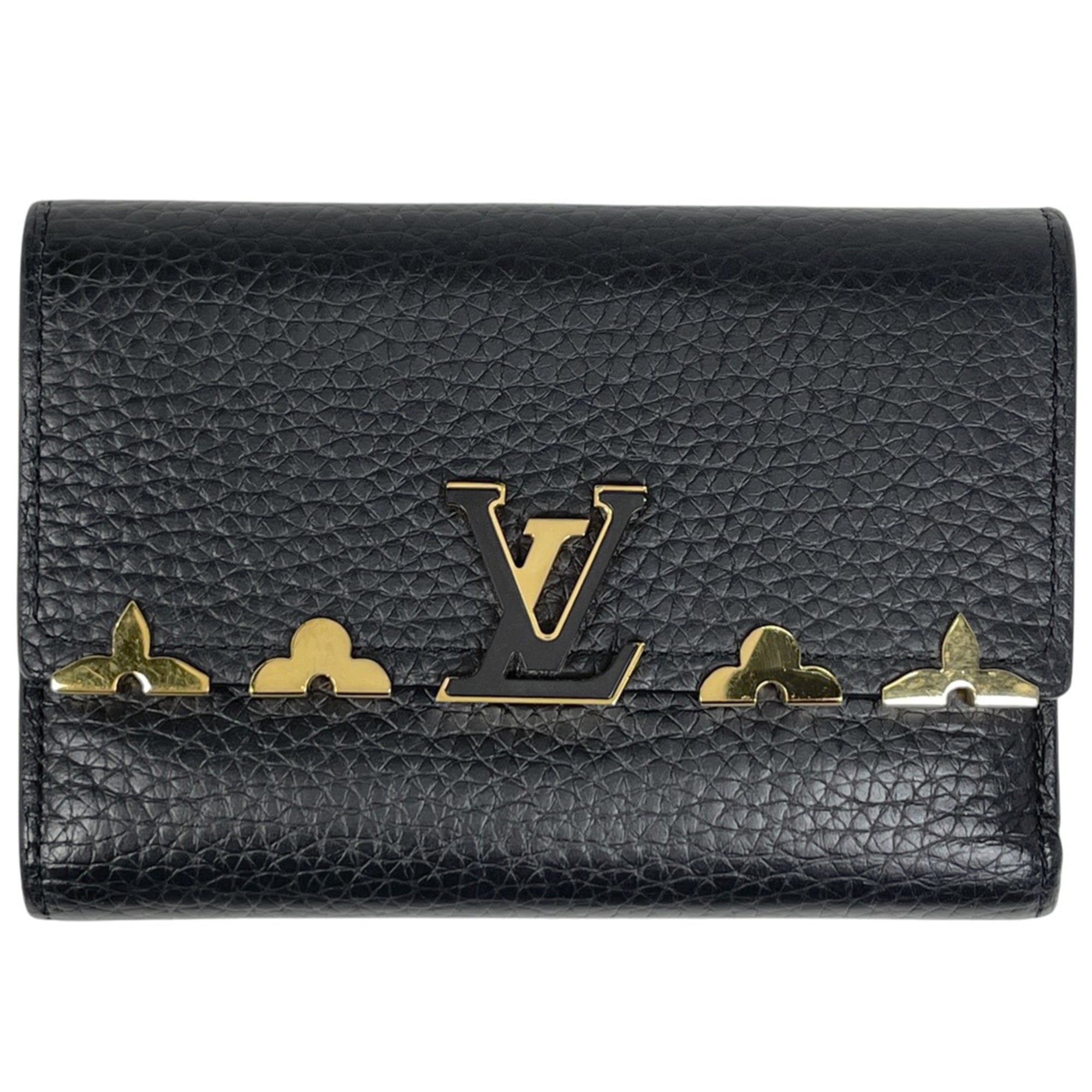 Louis Vuitton Black Wallet (Tri-Fold) (Pre-Owned)