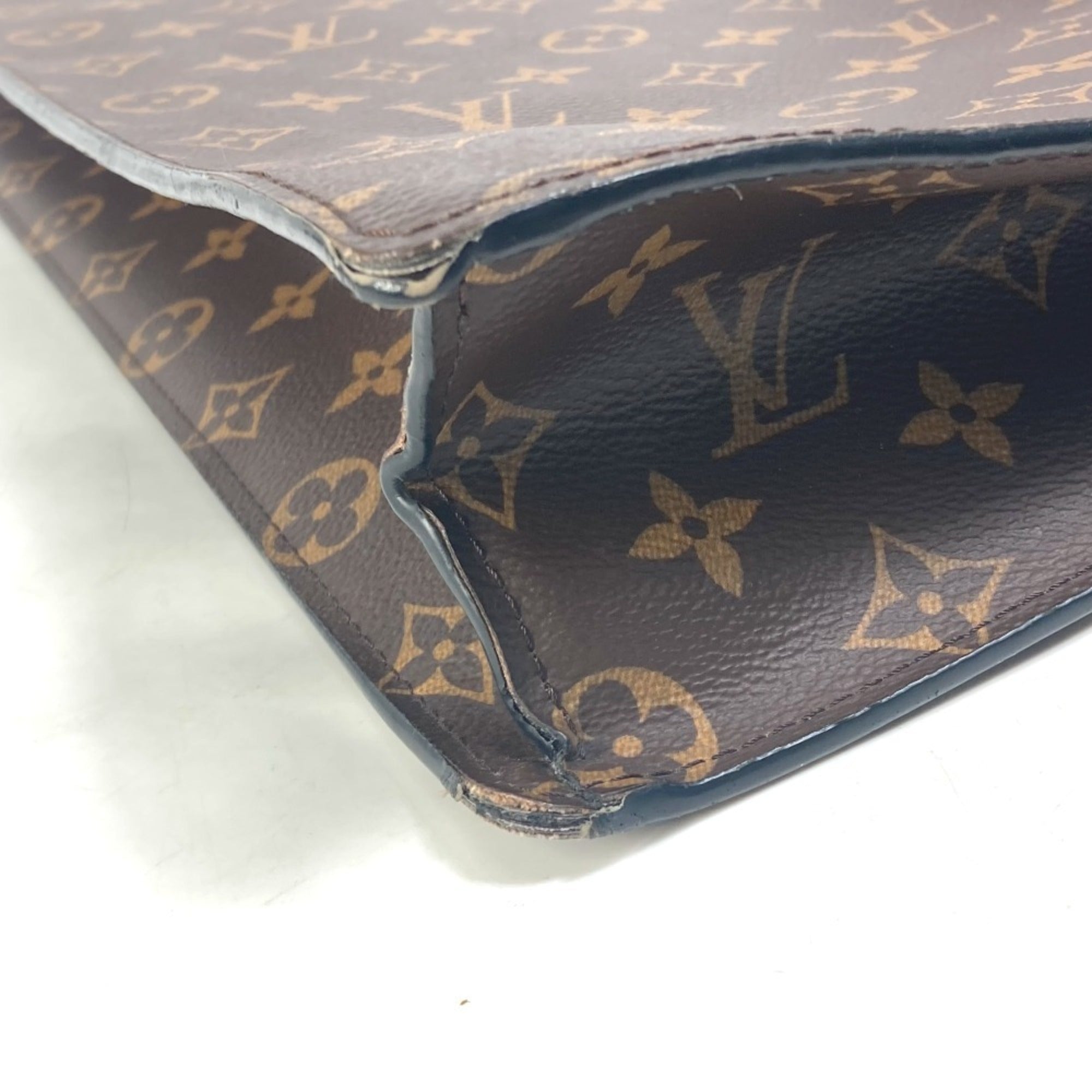Louis Vuitton Brown Galle Monogram Monogram Shoulder Bag Tote Bag (Pre-Owned)