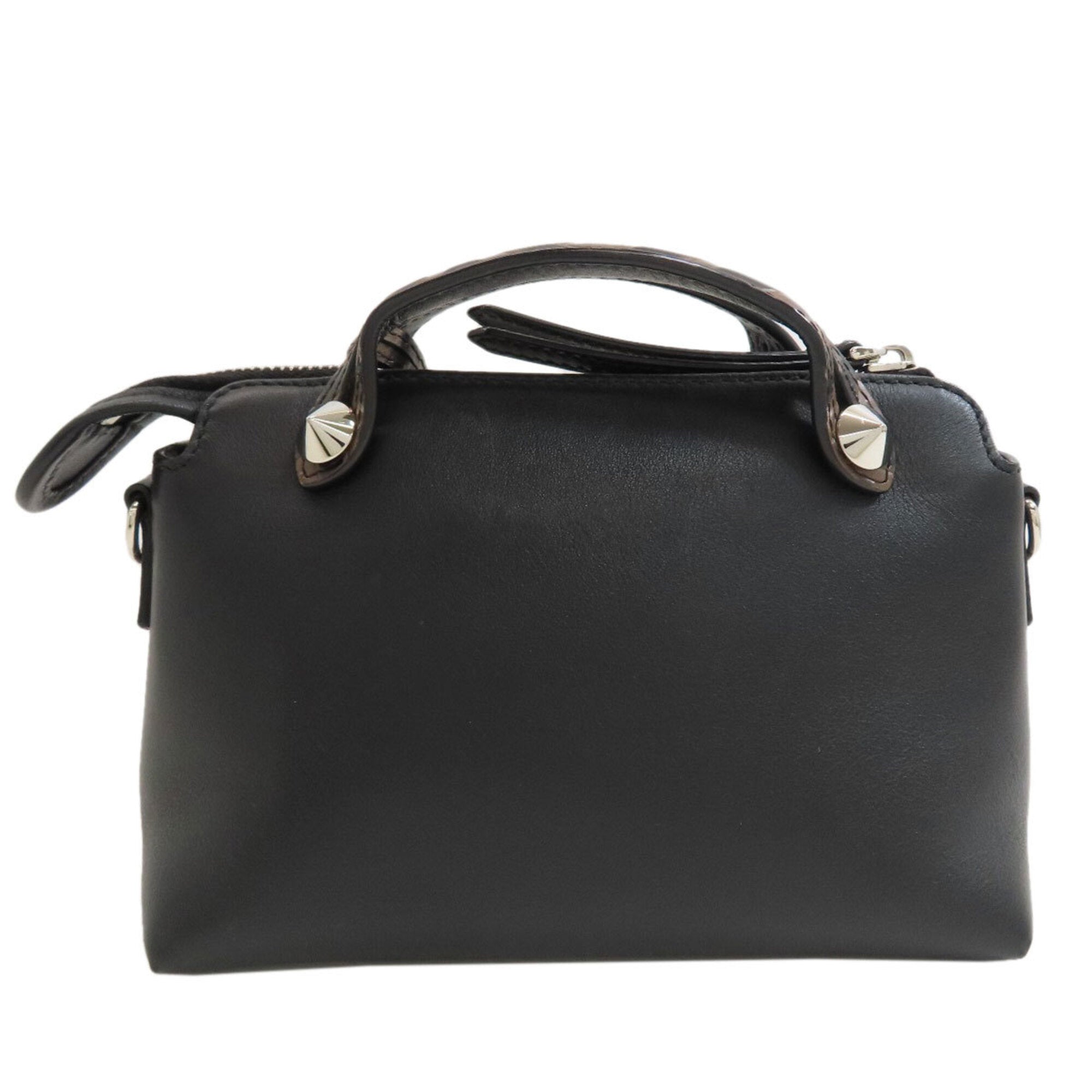 Fendi Black Brown Handbag (Pre-Owned)