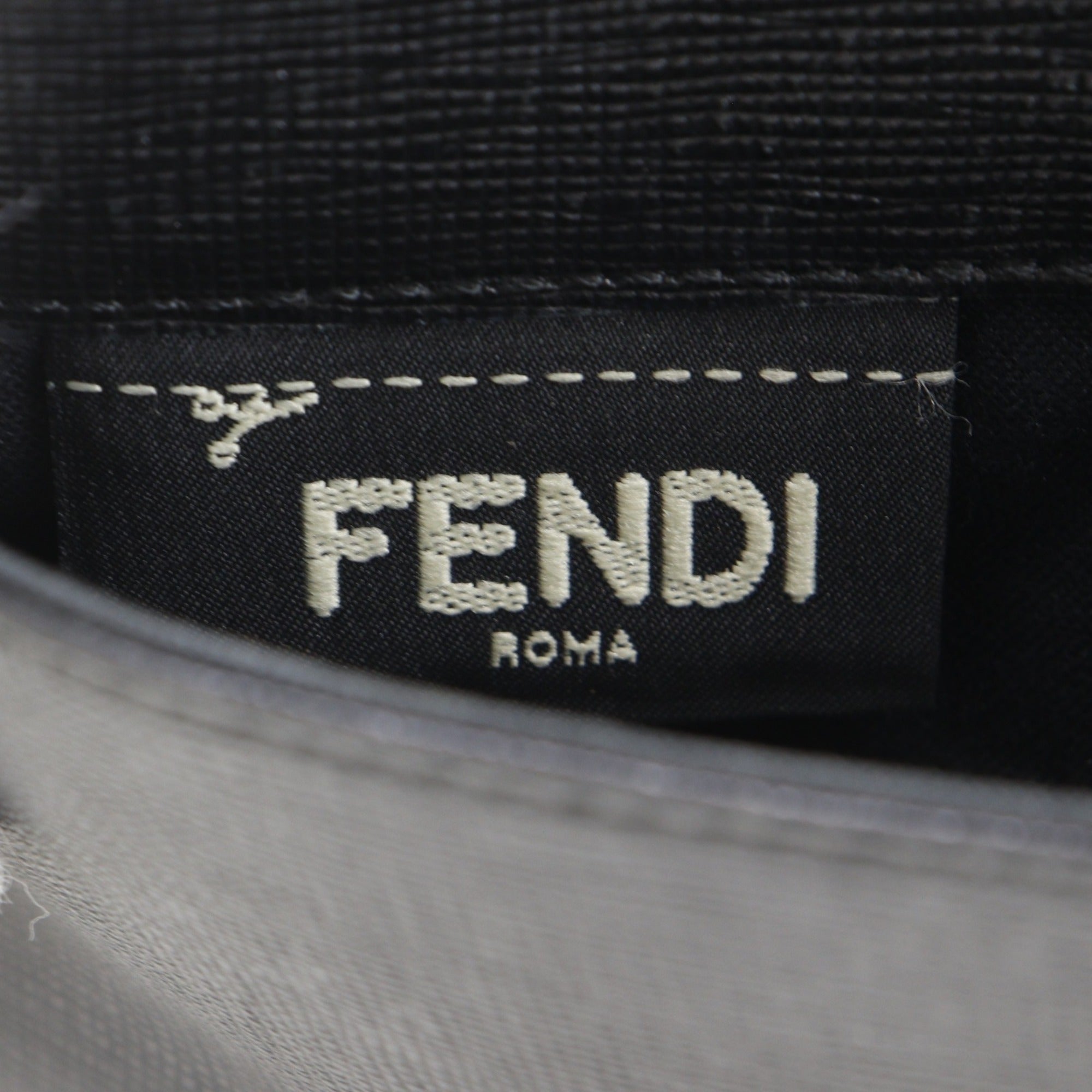 Fendi Black Leather Shoulder Bag (Pre-Owned)