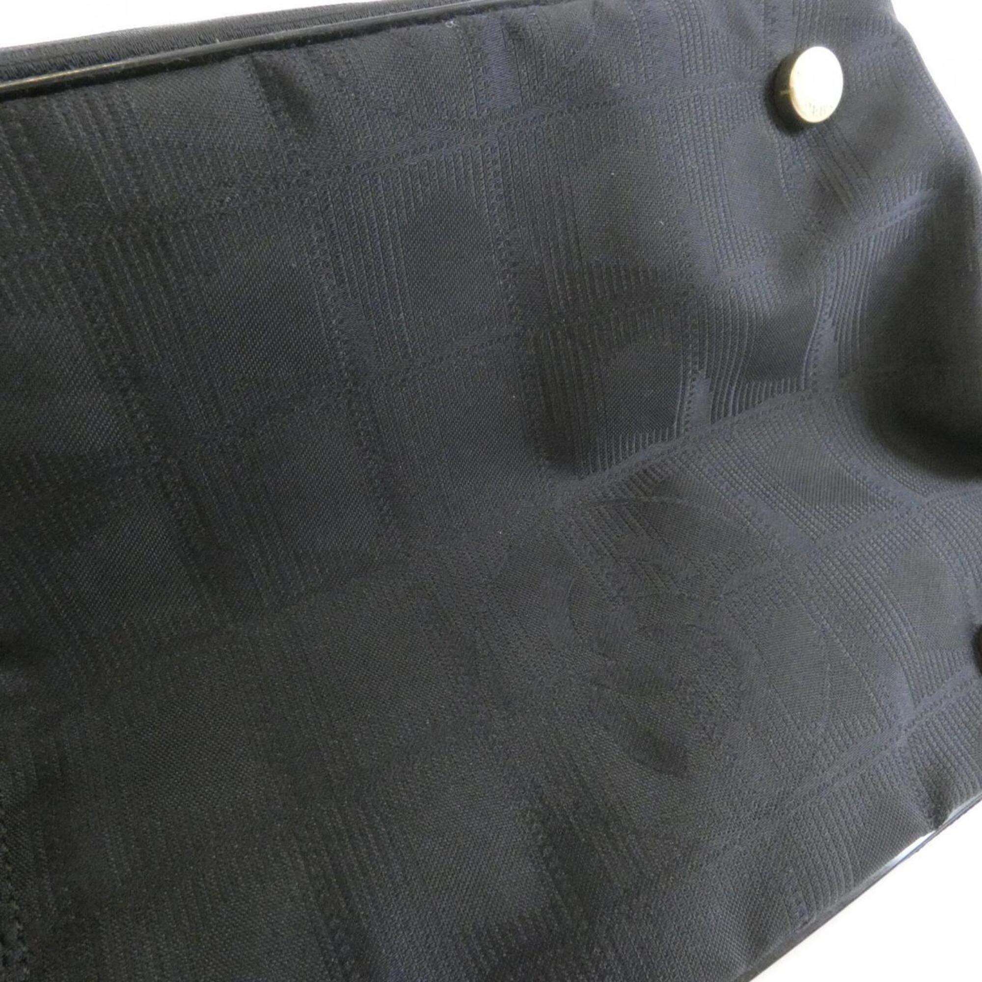 Chanel Black Nylon Handbag (Pre-Owned)