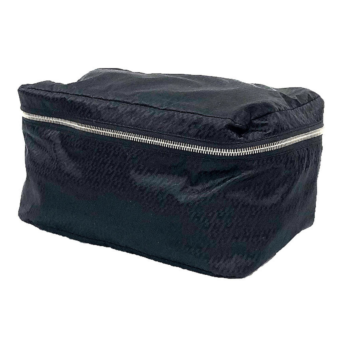 Hermes Black Silk 100% Barenia Leather Pouch (Pre-Owned)