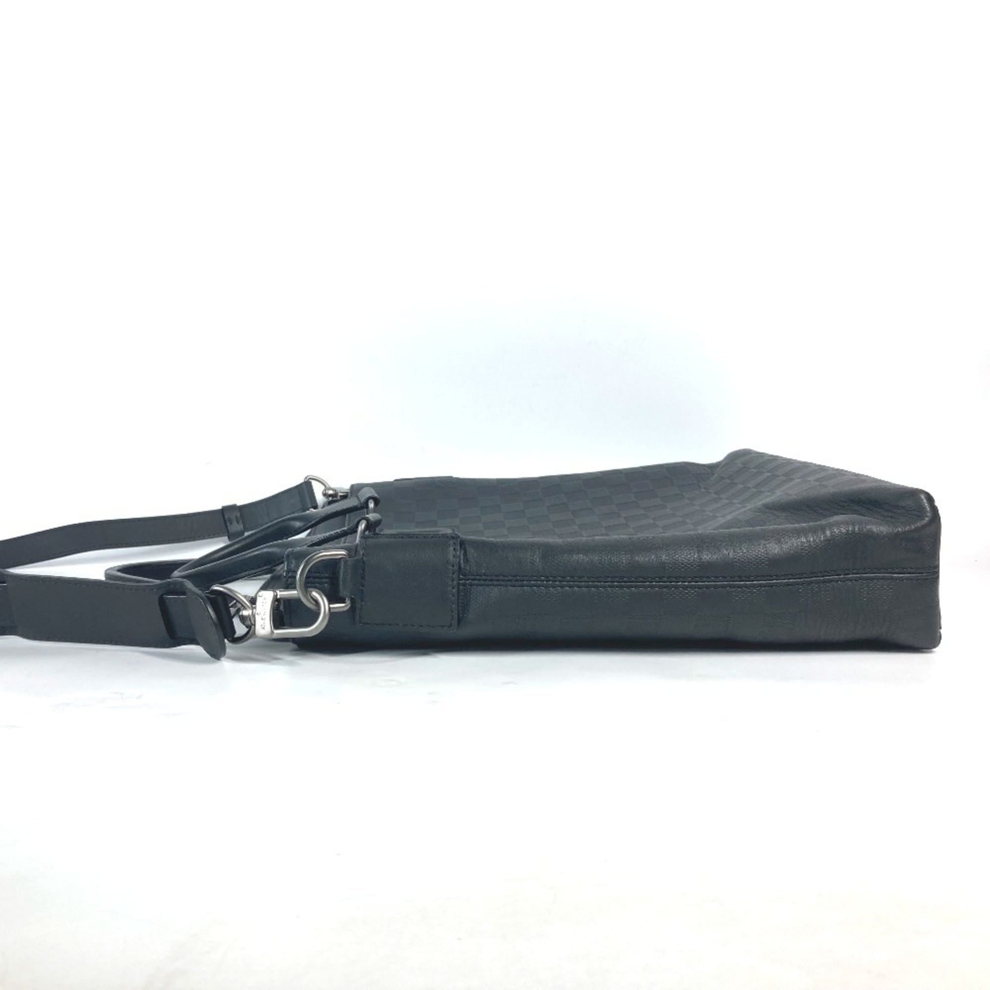 Louis Vuitton Black Onyx Damier Infini Handbag Shoulder Bag (Pre-Owned)