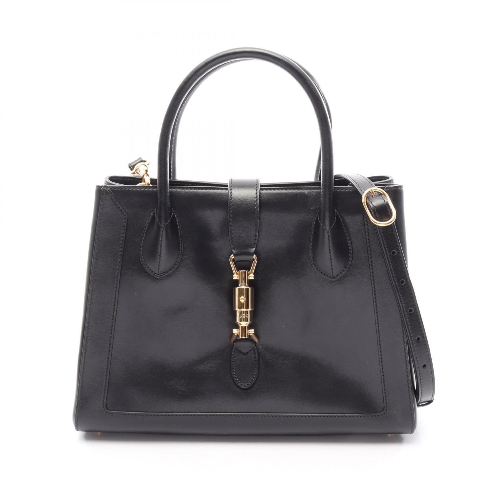 Gucci Black Leather Handbag (Pre-Owned)