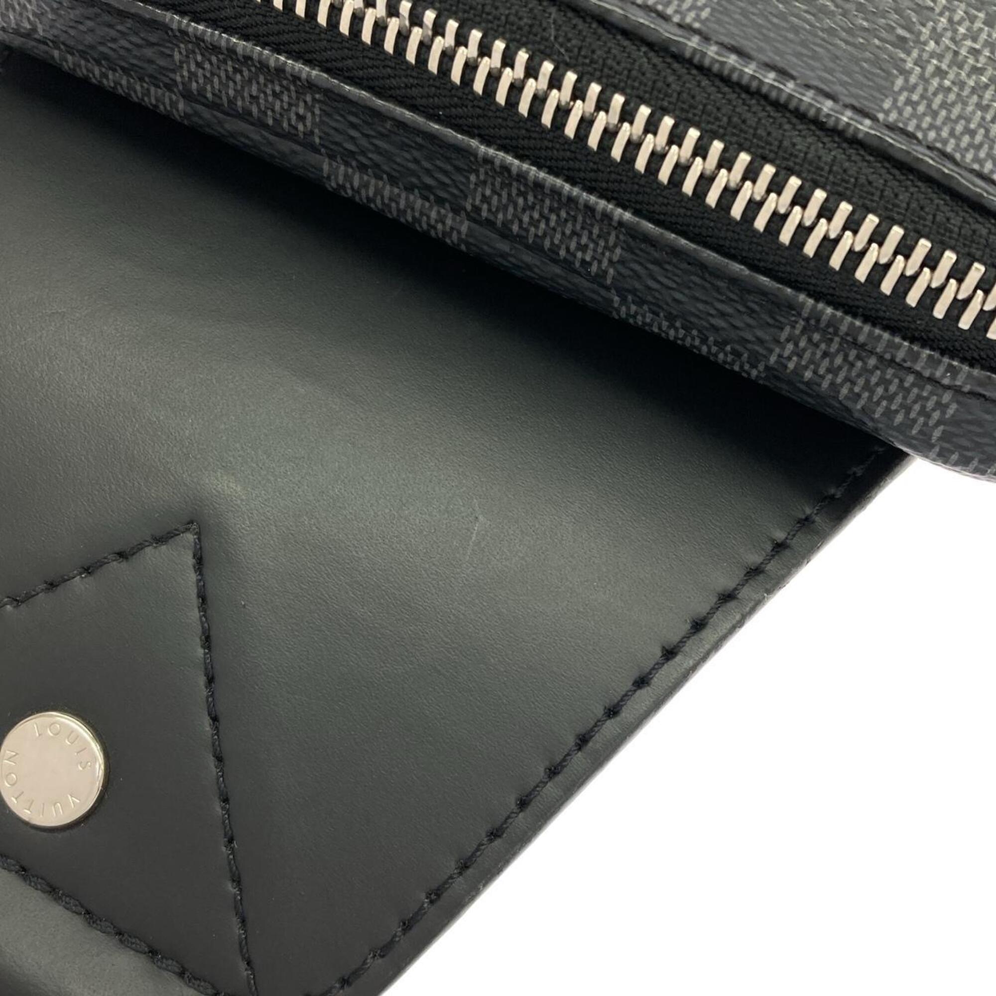 Louis Vuitton Graphite Coated Canvas Shoulder Bag (Pre-Owned)