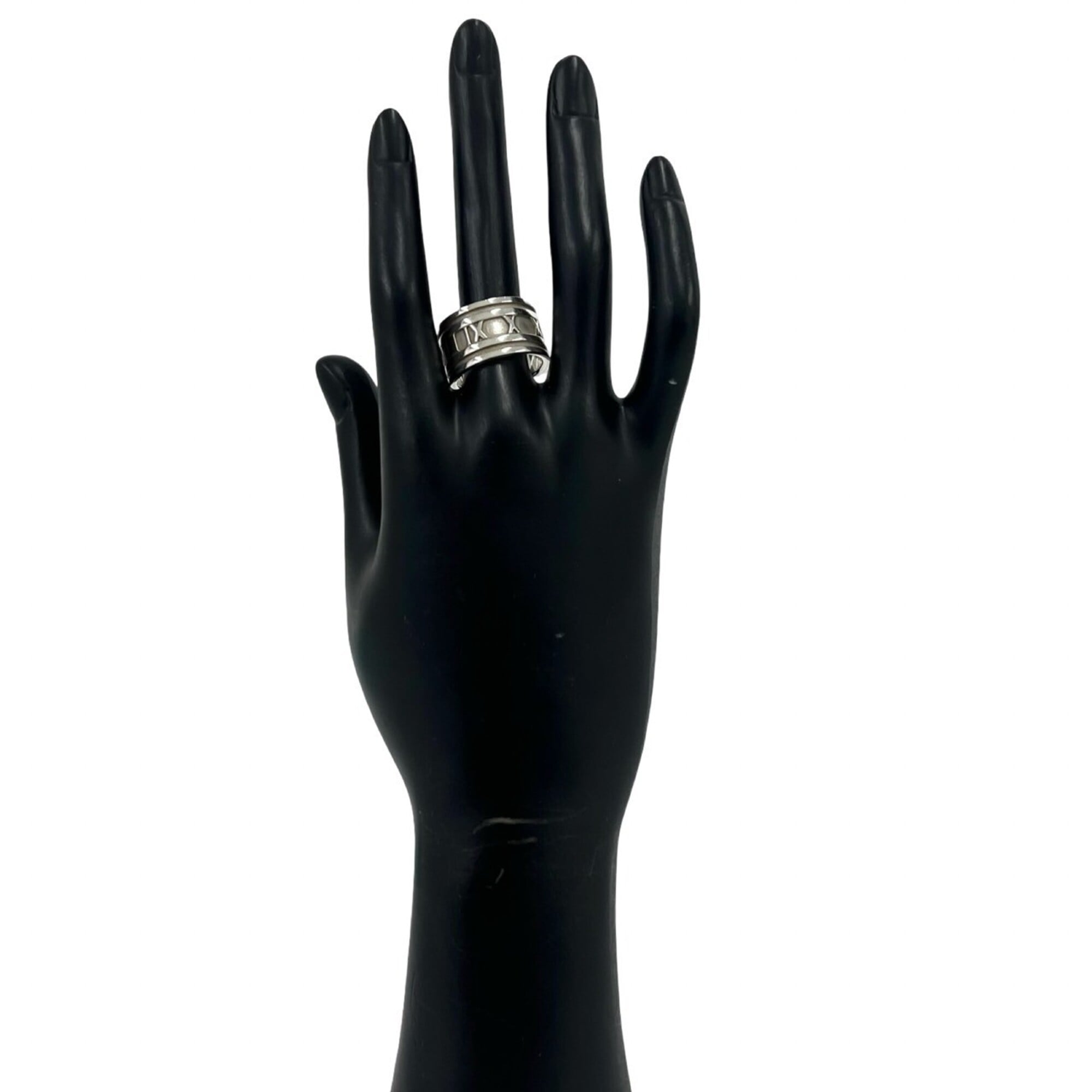 Tiffany Silver Silver 925 Band Ring (Pre-Owned)