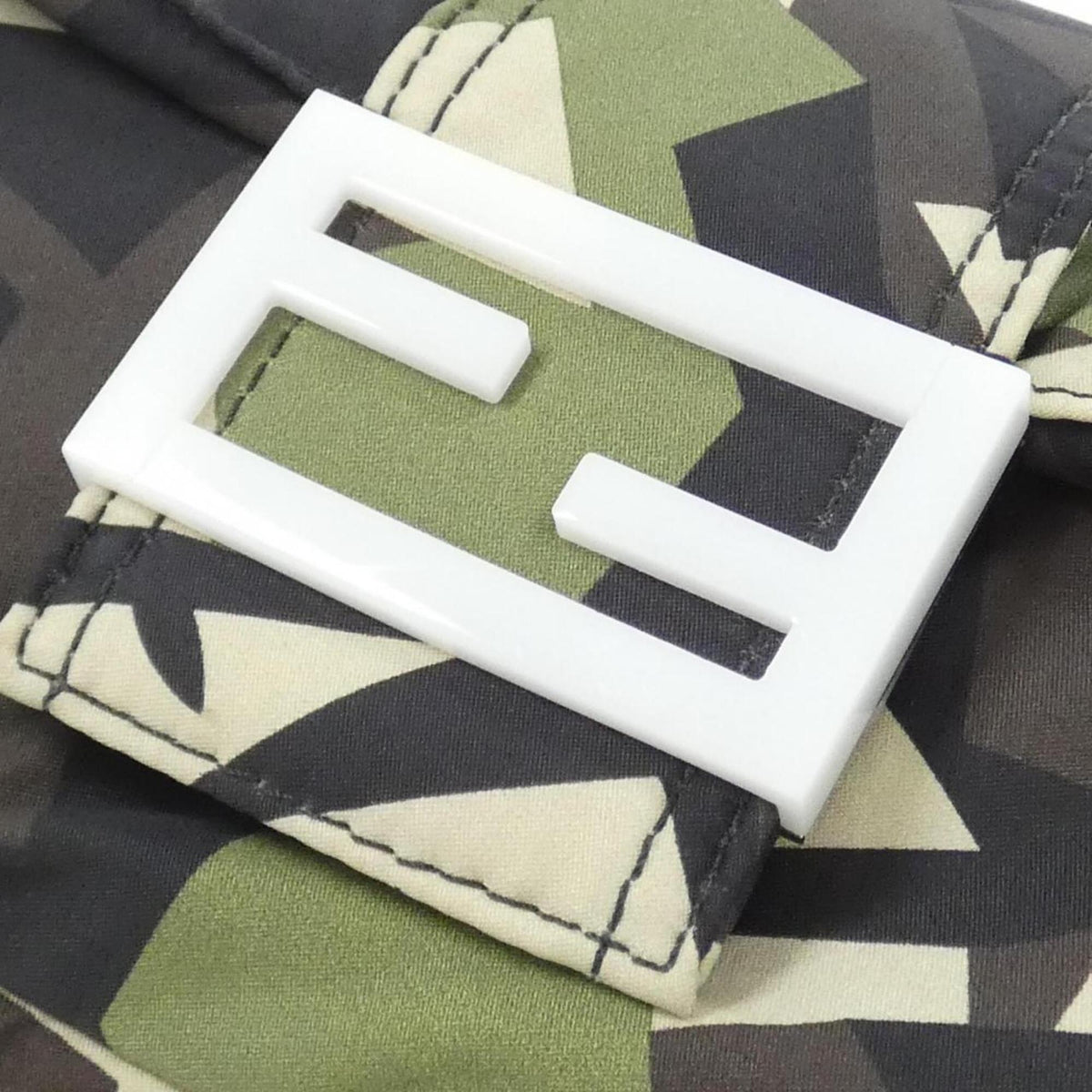 Fendi Green Nylon Fanny Pack (Pre-Owned)