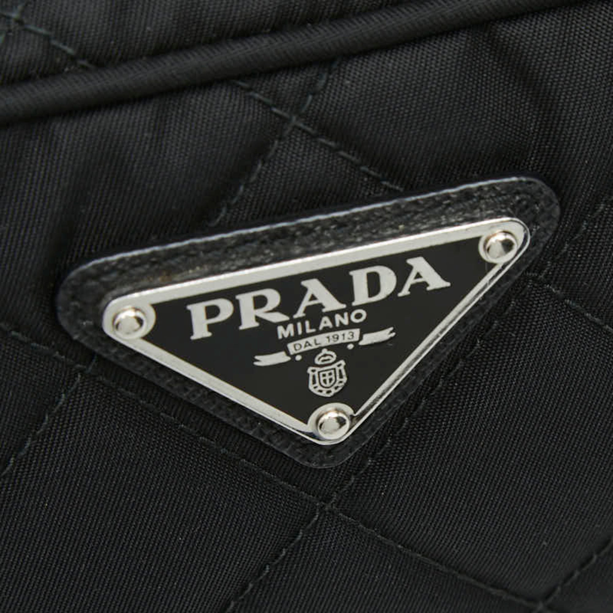 Prada Black Nylon Handbag (Pre-Owned)