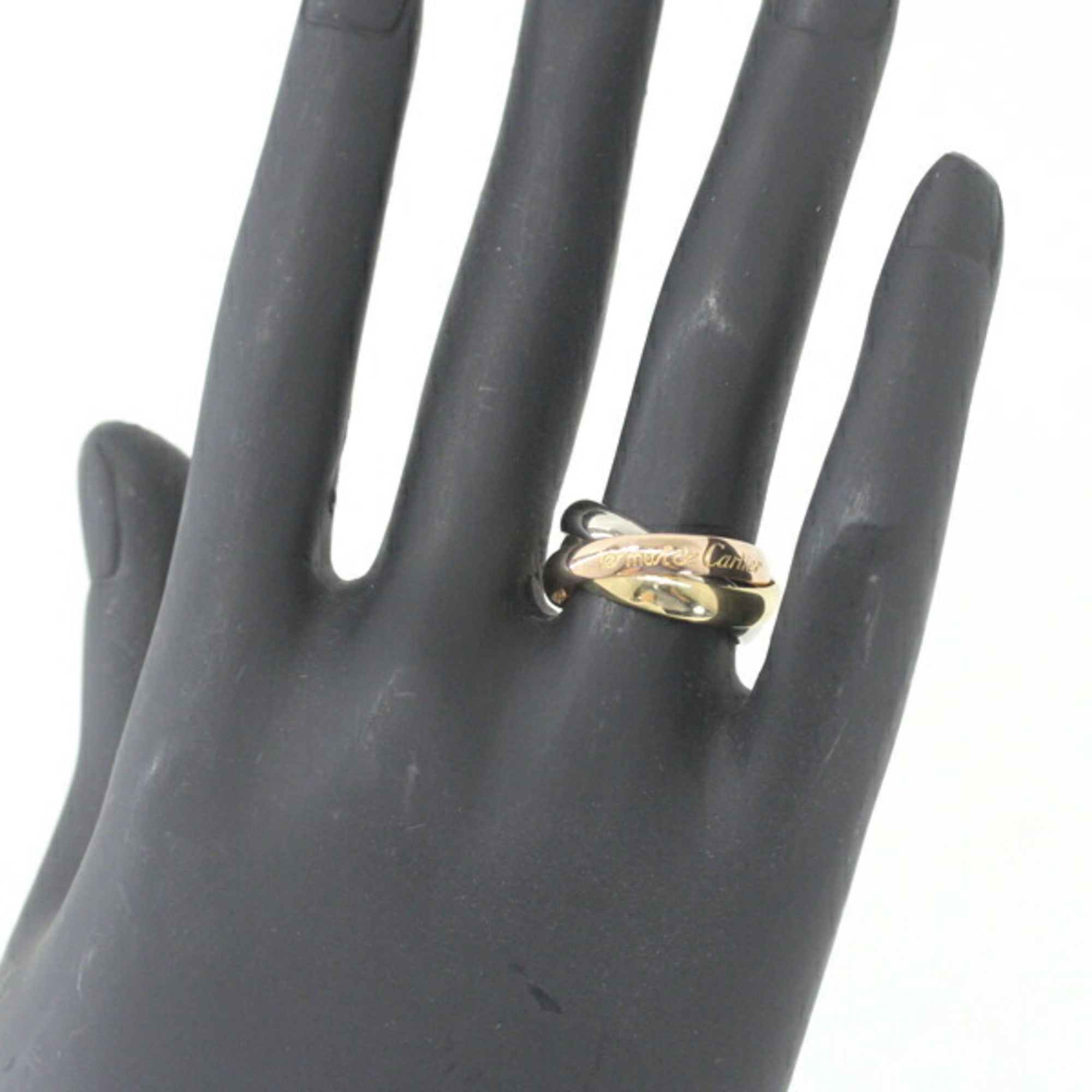 Cartier Pink Gold White Gold Yellow Gold Yellow Gold (18K) Pink Gold (18K) White Gold (18K) Band Ring (Pre-Owned)